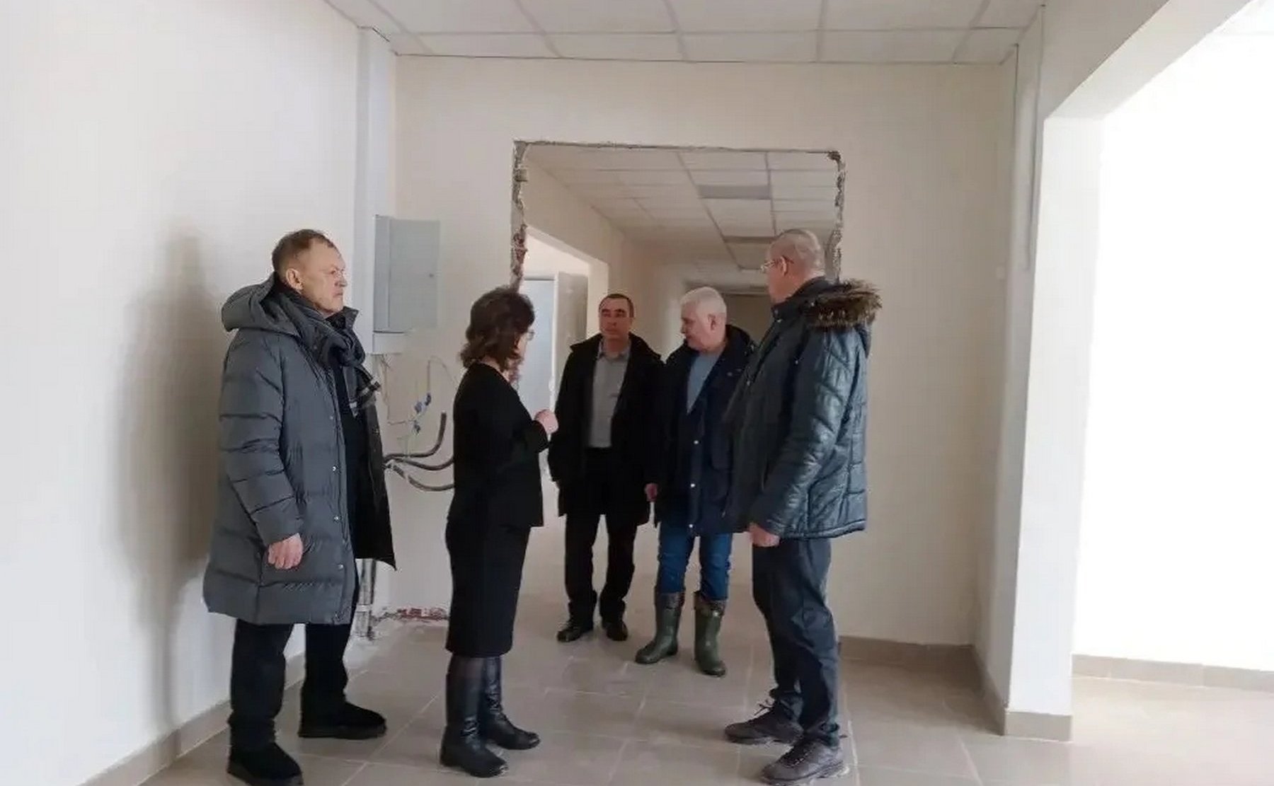 Сергей Мартынов проверил ход капремонта школы в селе Кукнур Республики Марий Эл