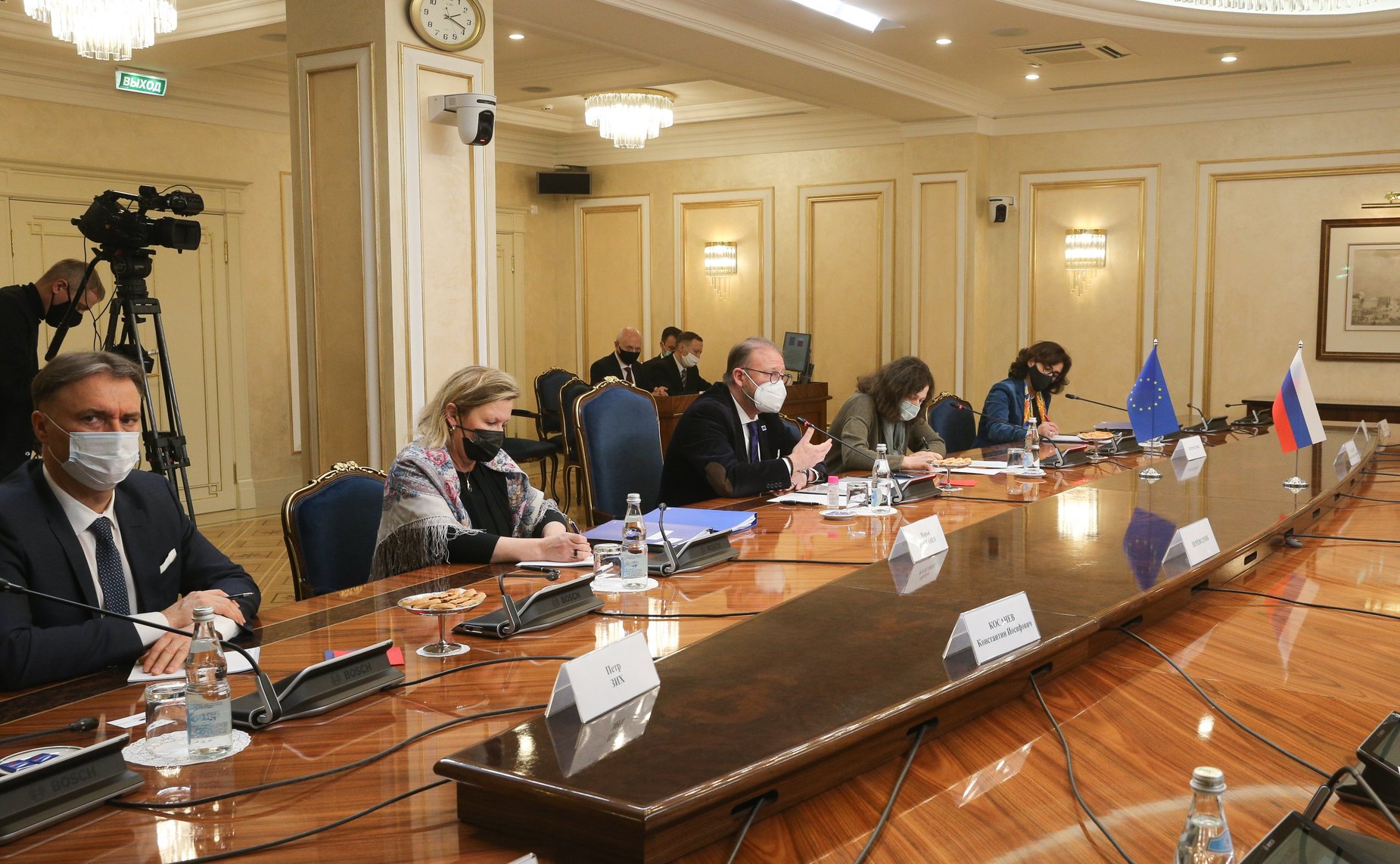 Встреча Председателя Совета Федерации Валентины Матвиенко с Председателем Парламентской ассамблеи Совета Европы Хендриком Дамсом