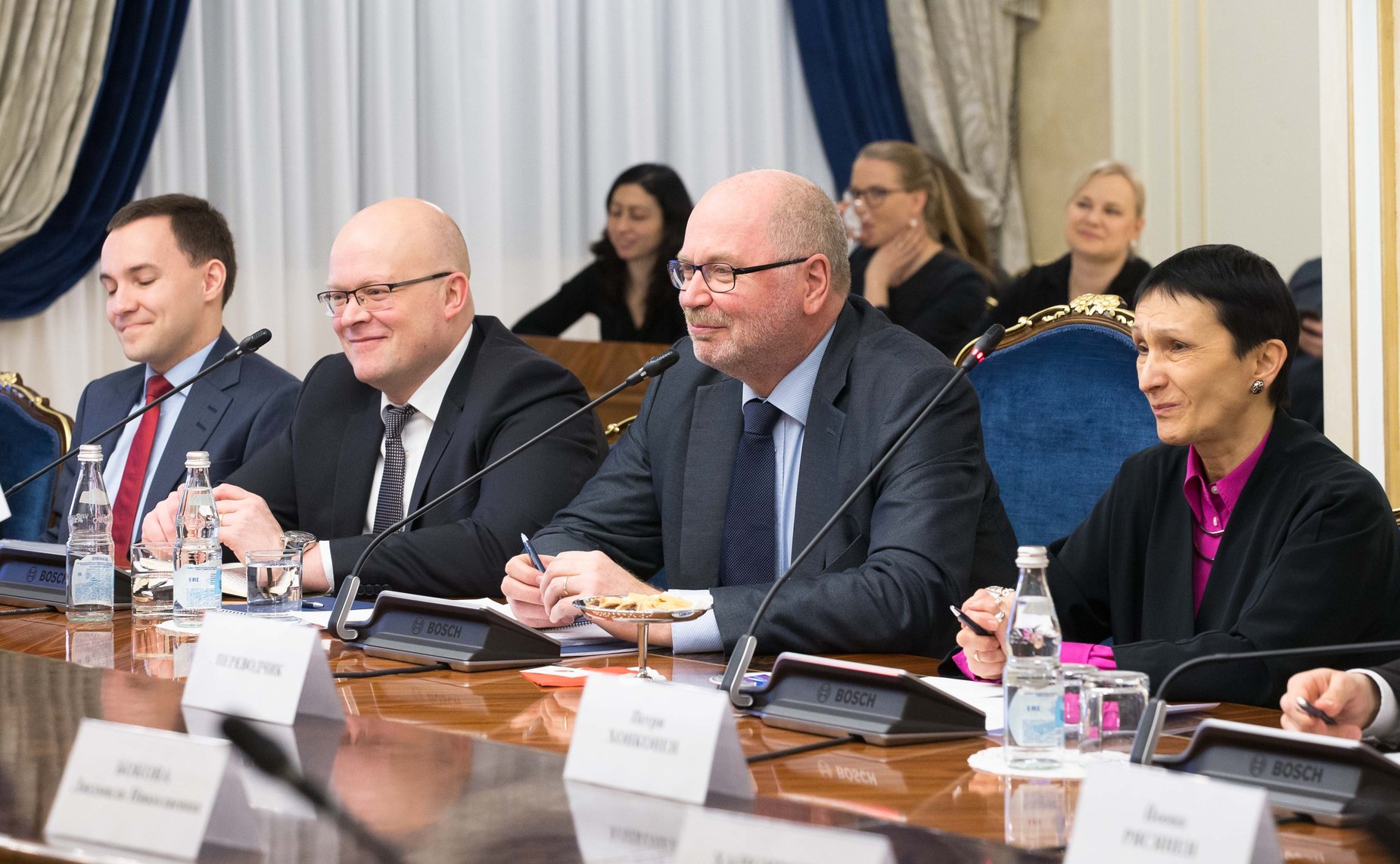 Встреча Н. Федорова с руководителем парламентской группы «Финляндия – Россия» Э. Хейнялуомой