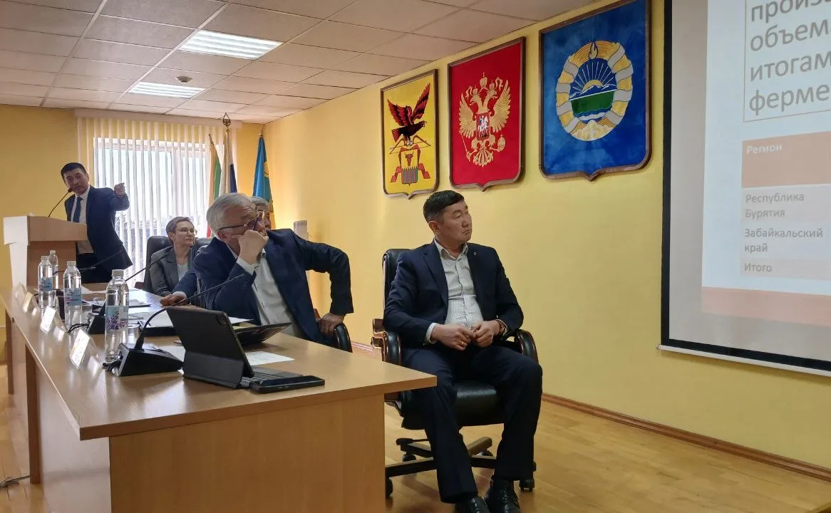 Баир Жамсуев принял участие в совещании в поселке Агинское, на котором обсуждался вопрос создания межрегионального промышленного кластера по переработке овечьей шерсти