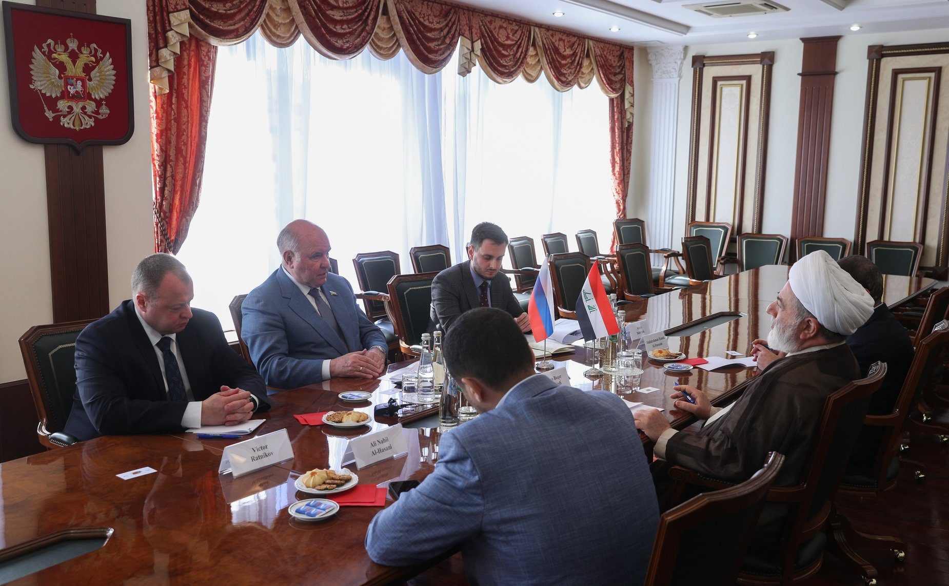Григорий Карасин провел встречу с Председателем Высшего исламского совета Ирака Хумамом Хамуди