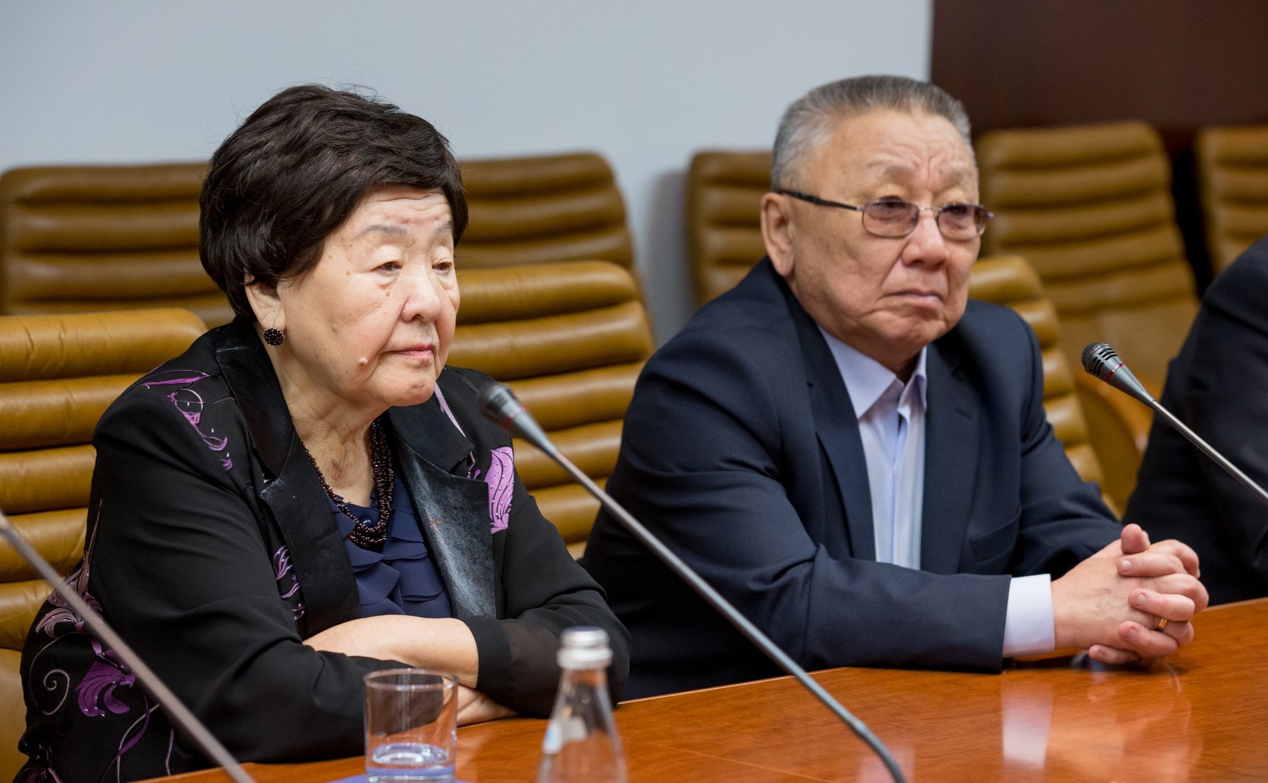 Встреча А. Варфоломеева и В. Мархаева с делегацией Республики Бурятия