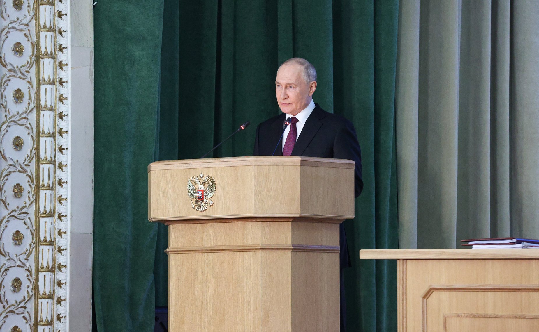 Президент России Владимир. Путин