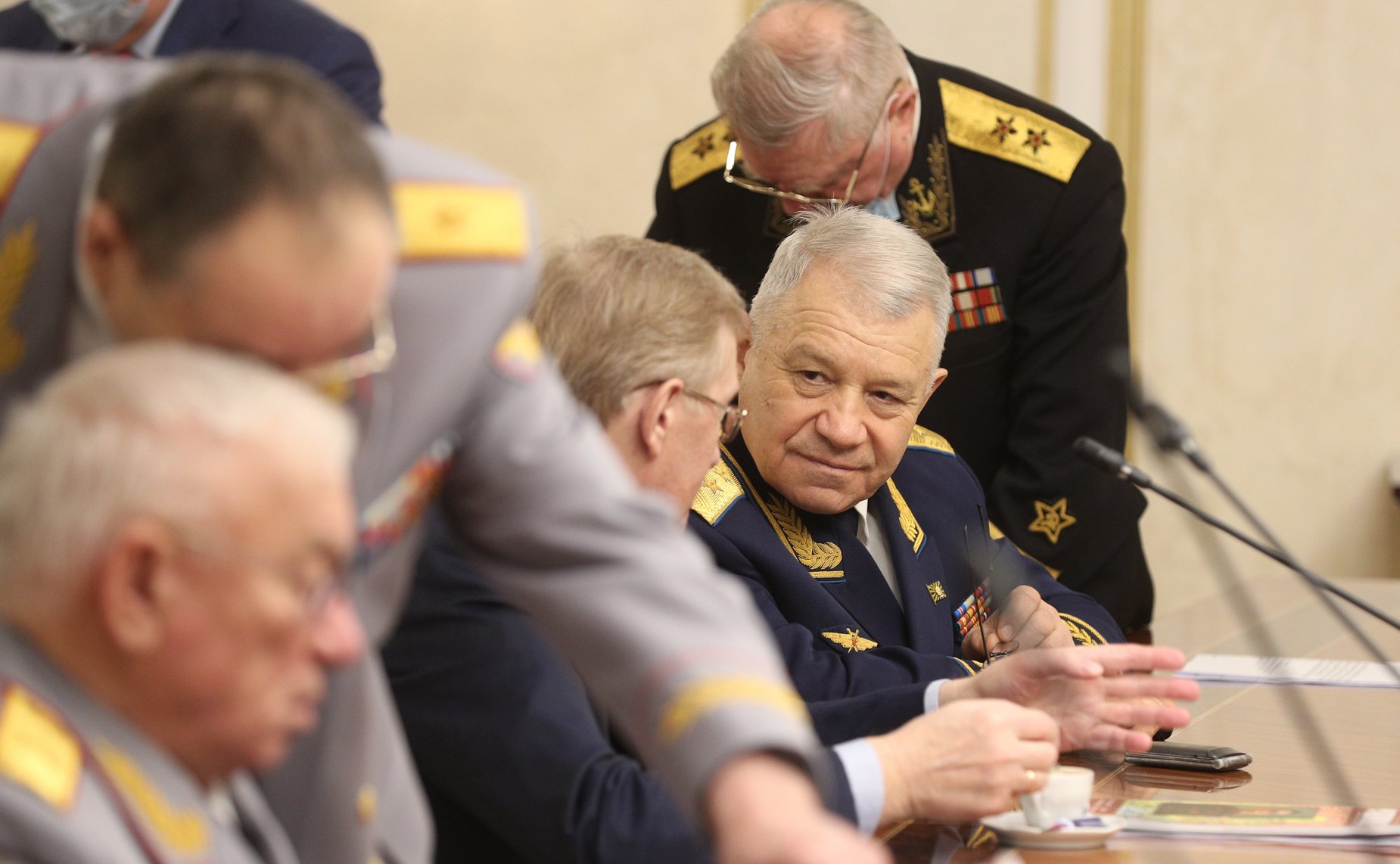 Совещание Комитета СФ по обороне и безопасности совместно с Клубом военачальников РФ