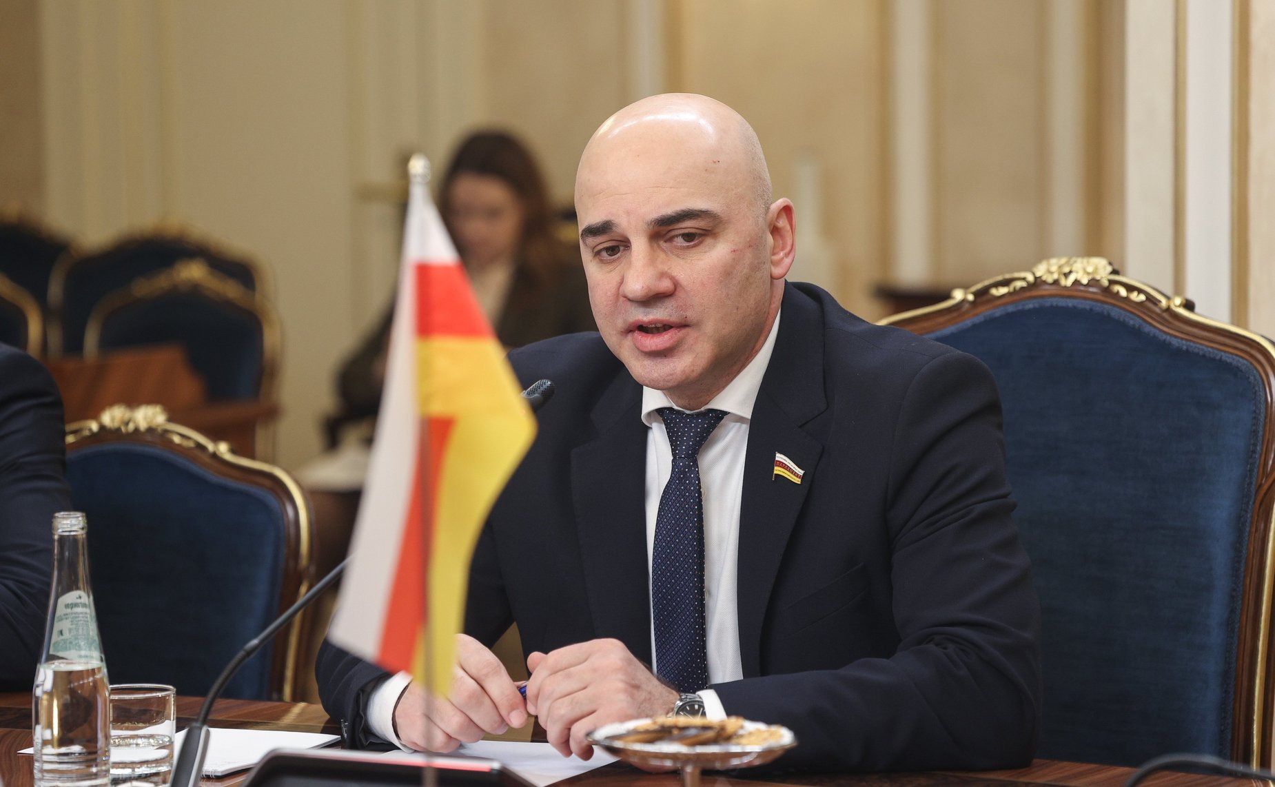 Заместитель Председателя СФ Константин Косачев провел встречу с группой международных наблюдателей на выборах Президента Российской Федерации от Южной Осетии