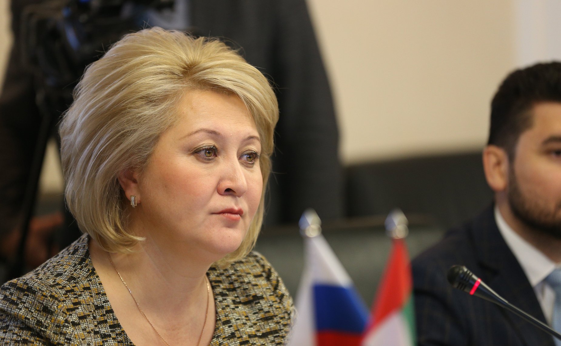 Встреча председателя Комитета СФ по науке, образованию и культуре Лилии Гумеровой с Чрезвычайным и Полномочным Послом Объединенных Арабских Эмиратов в РФ Мохаммедом Аль-Джабером