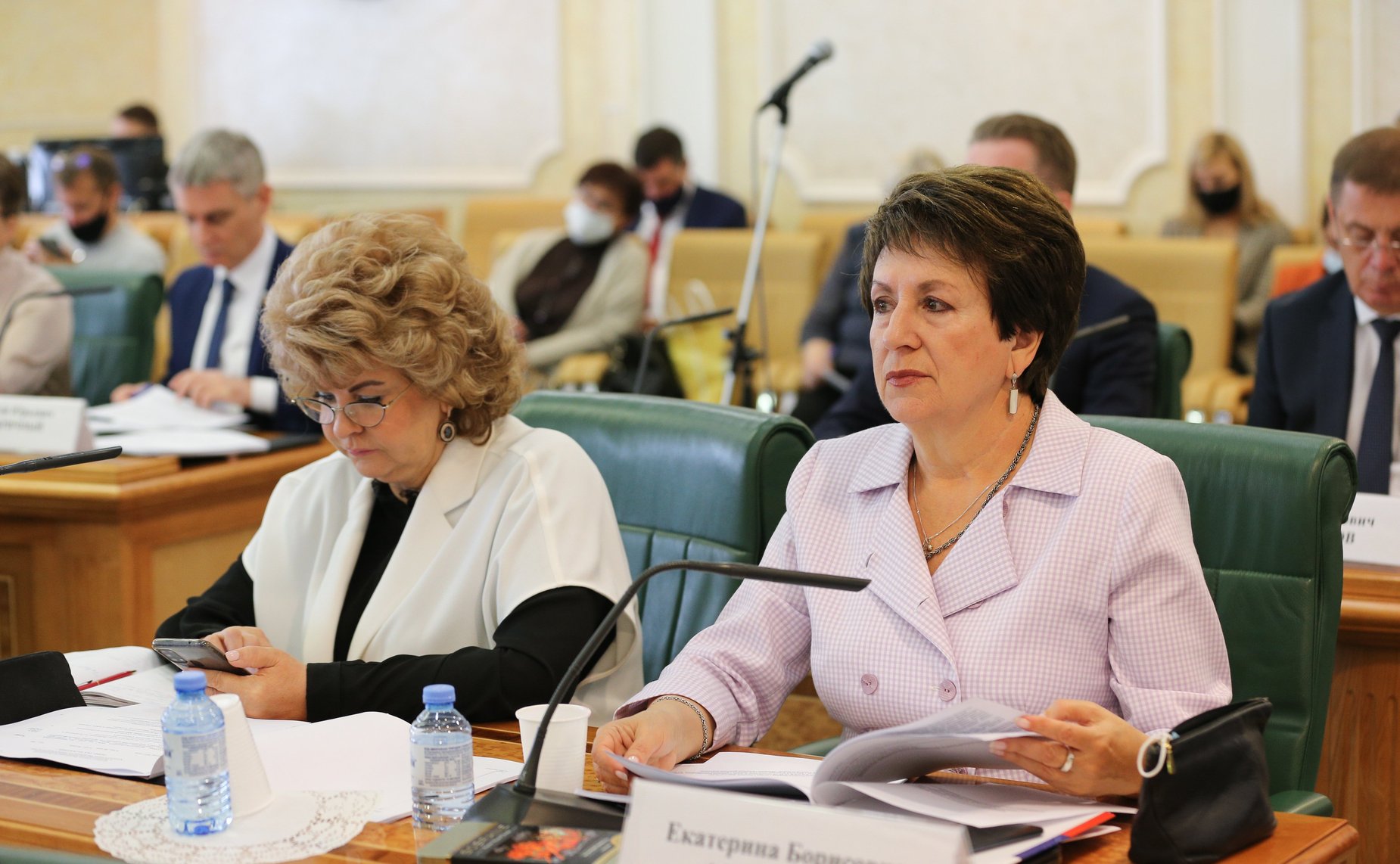 Совместное заседание Комитета СФ по Регламенту и организации парламентской деятельности и Комитета СФ по социальной политике по подготовке «Правительственного часа»