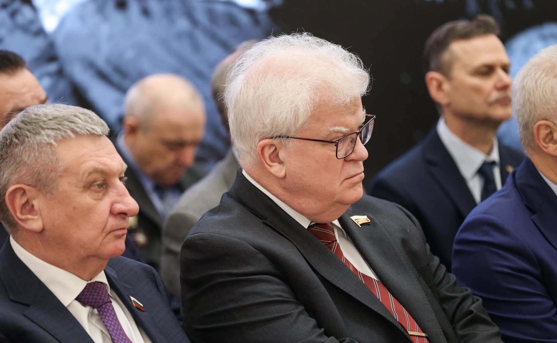 Торжественная встреча сенаторов РФ с воинами-интернационалистами, посвященная 35-й годовщине вывода советских войск с территории Республики Афганистан