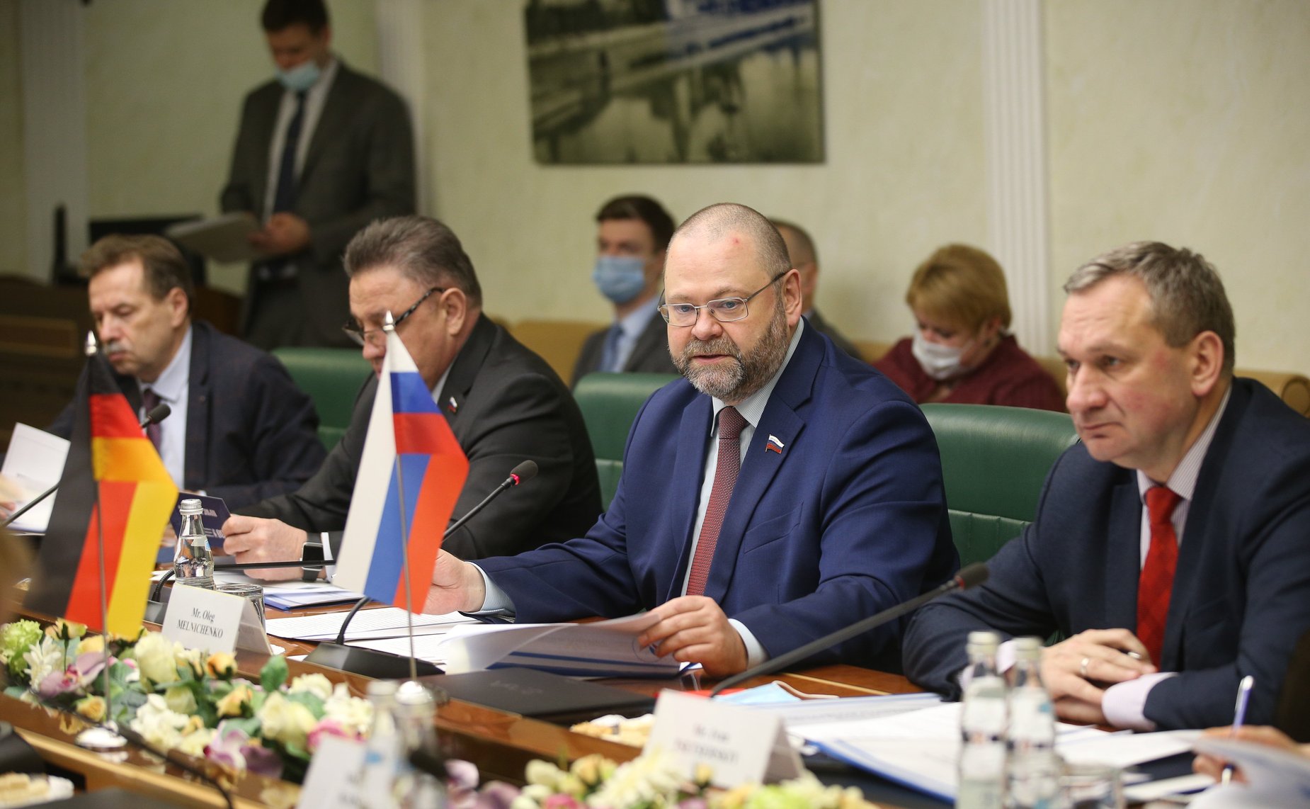 Встреча Олега Мельниченко с исполнительным директором и членом правления Германо-Российского Форума Мартином Хоффманном