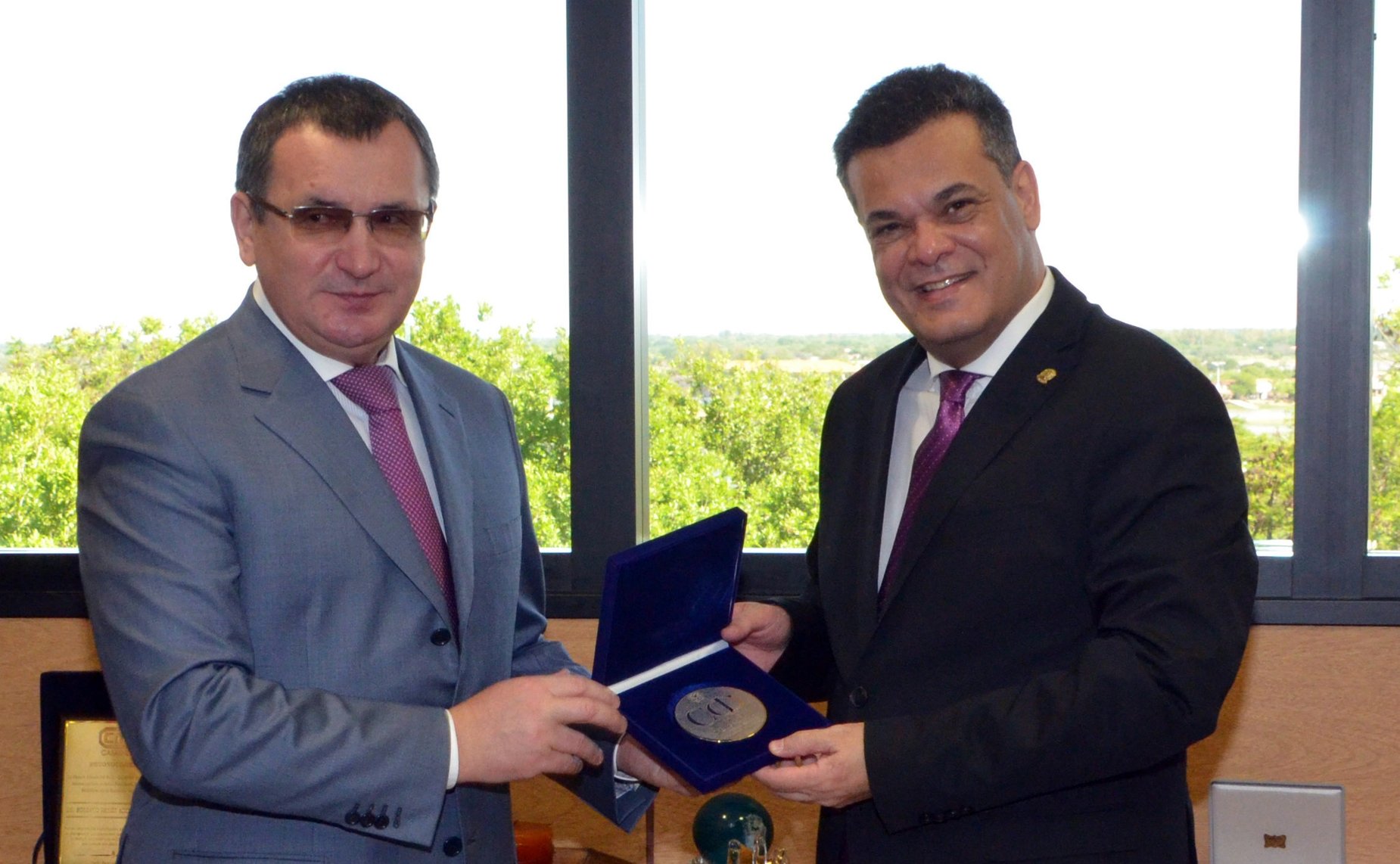 Встреча делегации СФ с Председателем Сената Парагвая Роберто Асеведо