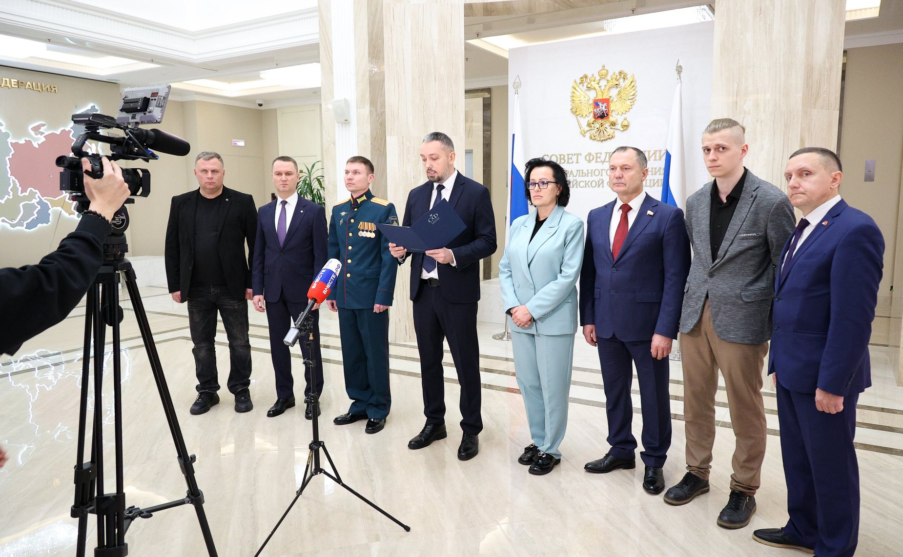 Передача награды семье погибшего участника СВО