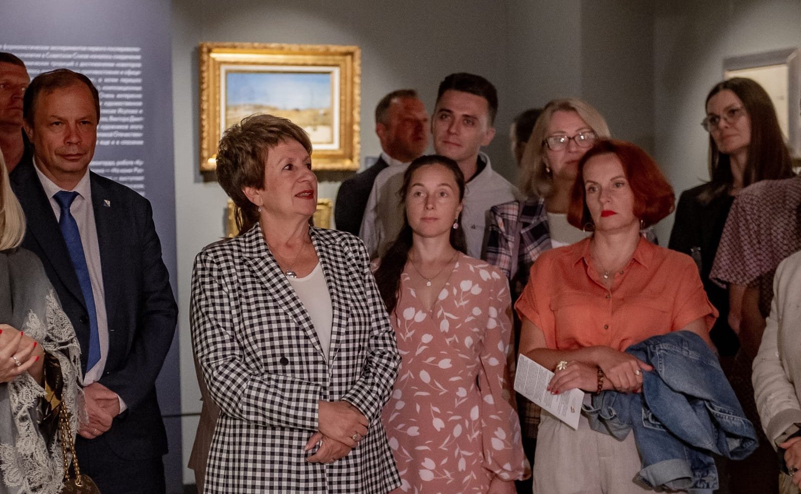 Екатерина Алтабаева приняла участие в открытии выставки «Калибровка. Искусство будущего музея» в Российской государственной художественной галерее