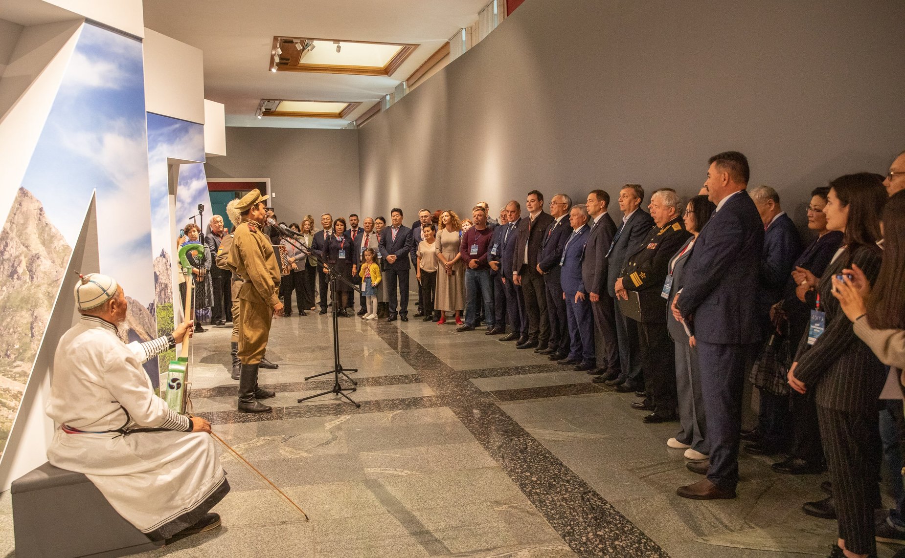 Баир Жамсуев и Сергей Михайлов приняли участие в открытии музейной экспозиции, посвященной подвигу Забайкальского фронта