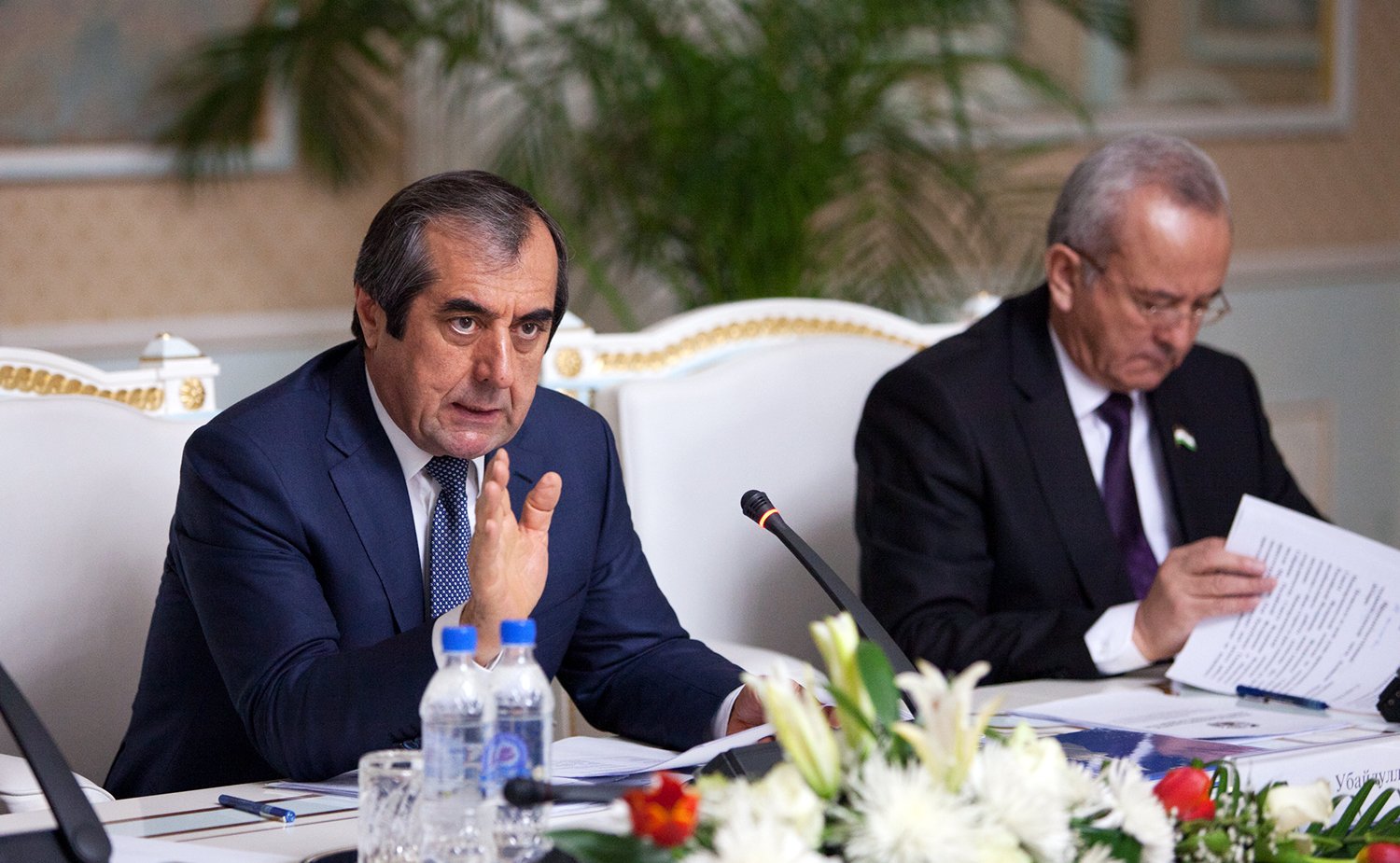 Визит делегации Совета Федерации во главе с Председателем СФ в Таджикистан 11