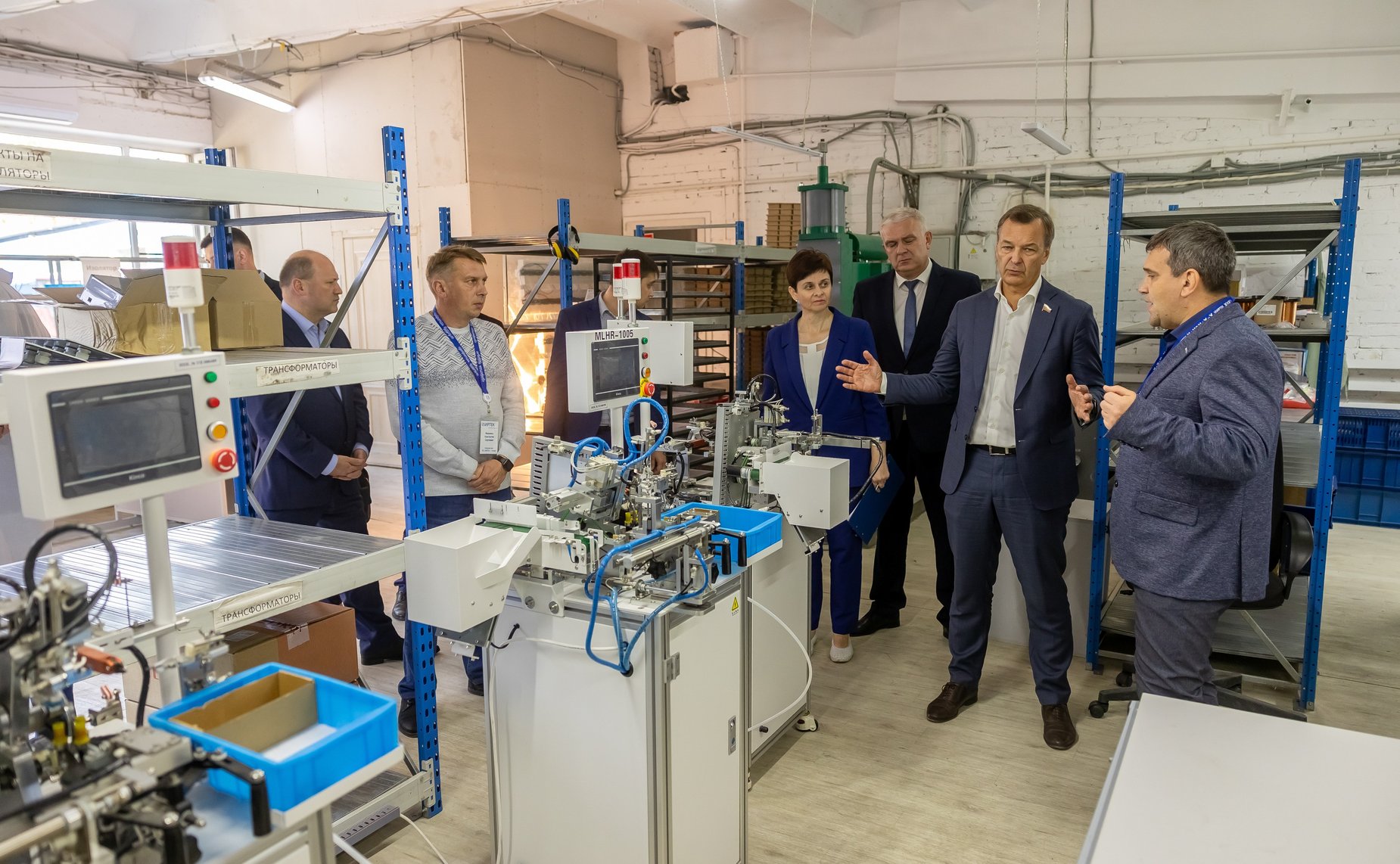 Первый заместитель Председателя СФ Андрей Яцкин в рамках поездки в Ростовскую область посетил одну из компаний, которая занимается производством умных счетчиков и ПО для учета энерго- и газопотребления