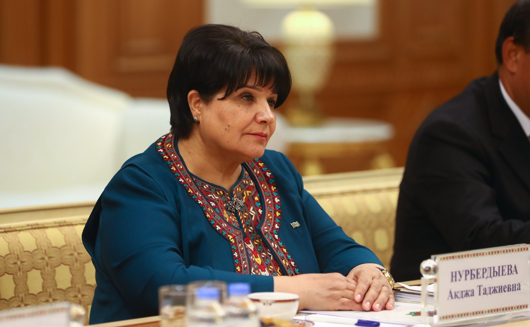 Председатель Меджлиса Туркменистана А. Нурбердыева