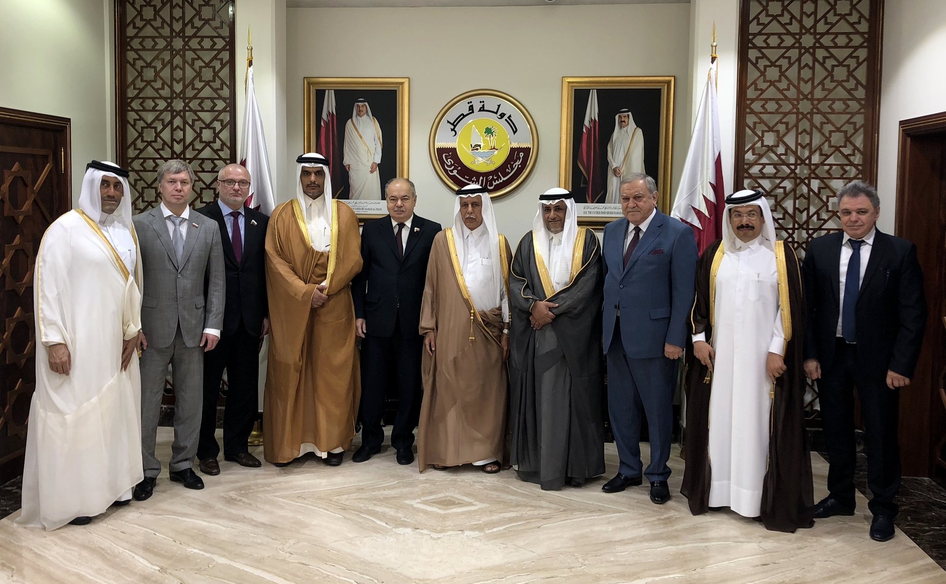 Рабочий визит делегации Совета Федерации во главе с заместителем Председателя СФ Ильясом Умахановым в Государство Катар