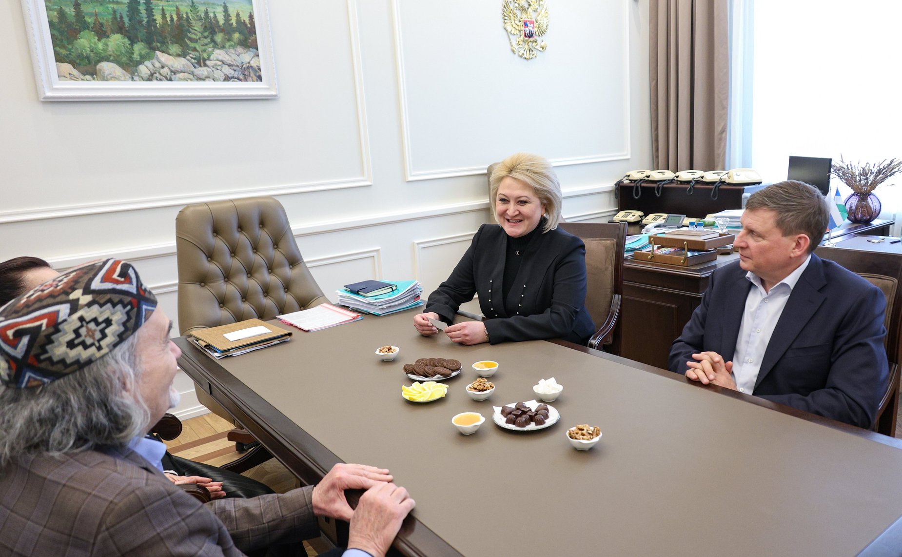 Встреча сенаторов РФ с театральными деятелями