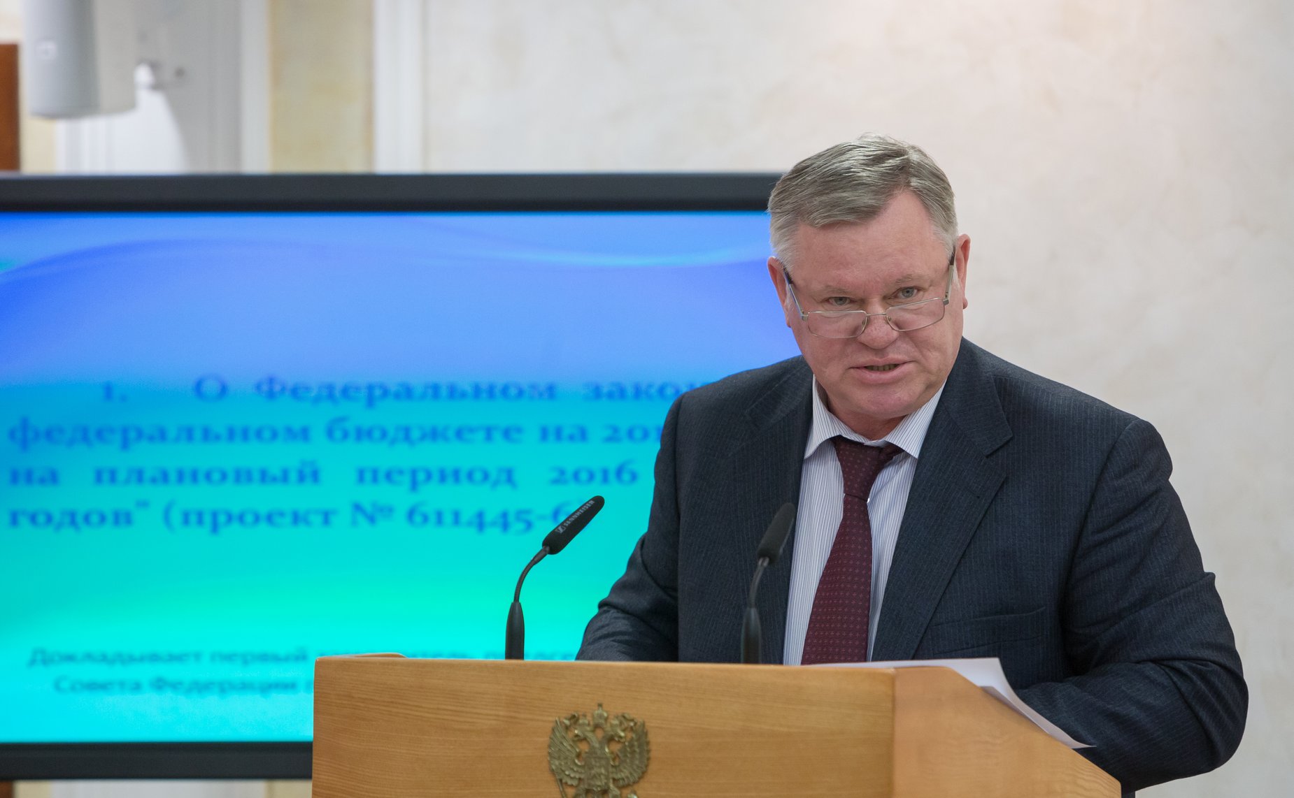 В. Петров Заседание Комитета СФ по бюджету и финансовым рынкам