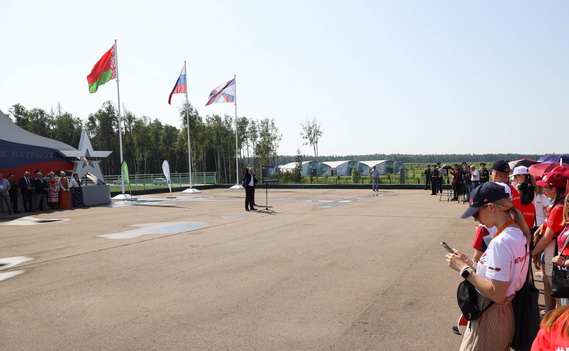 Участники проекта «Поезд Памяти» прибыли в «Парк Патриот»