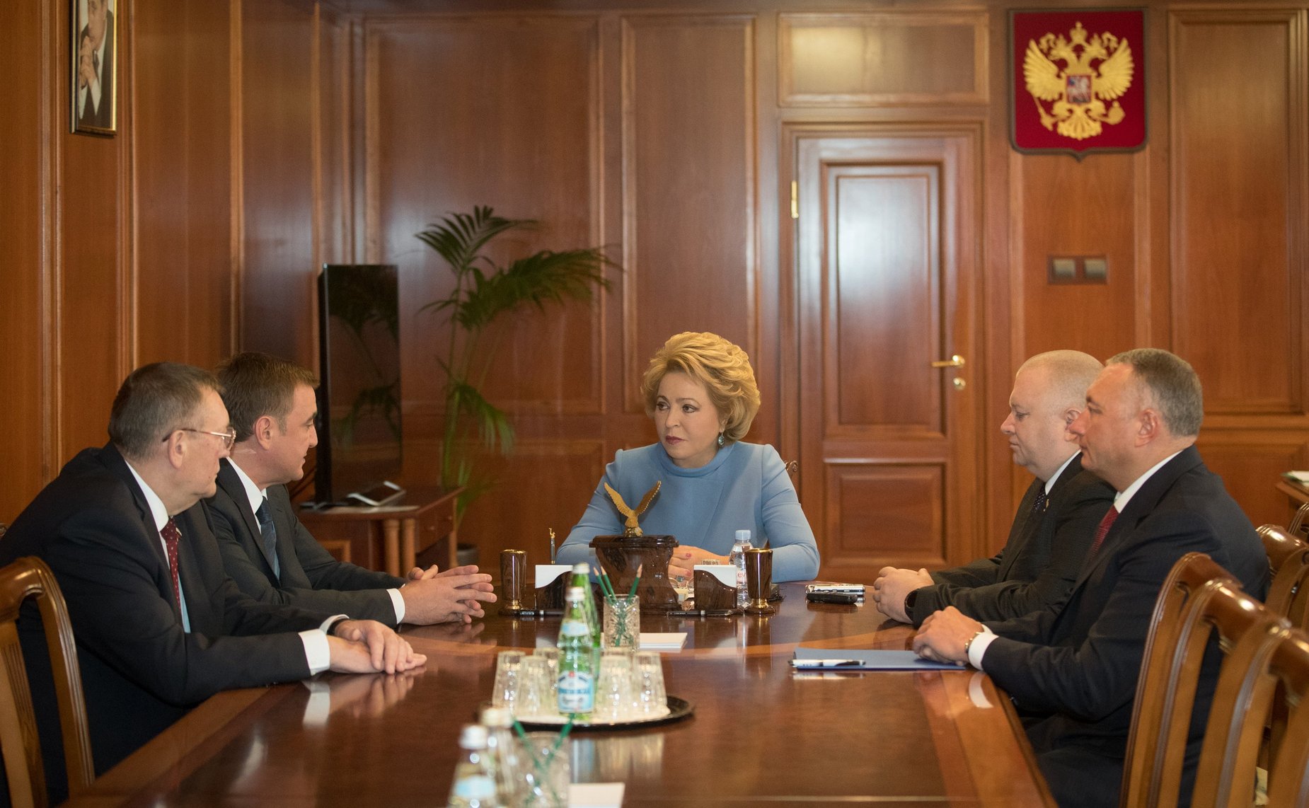 Встреча В. Матвиенко с руководством Тульской области