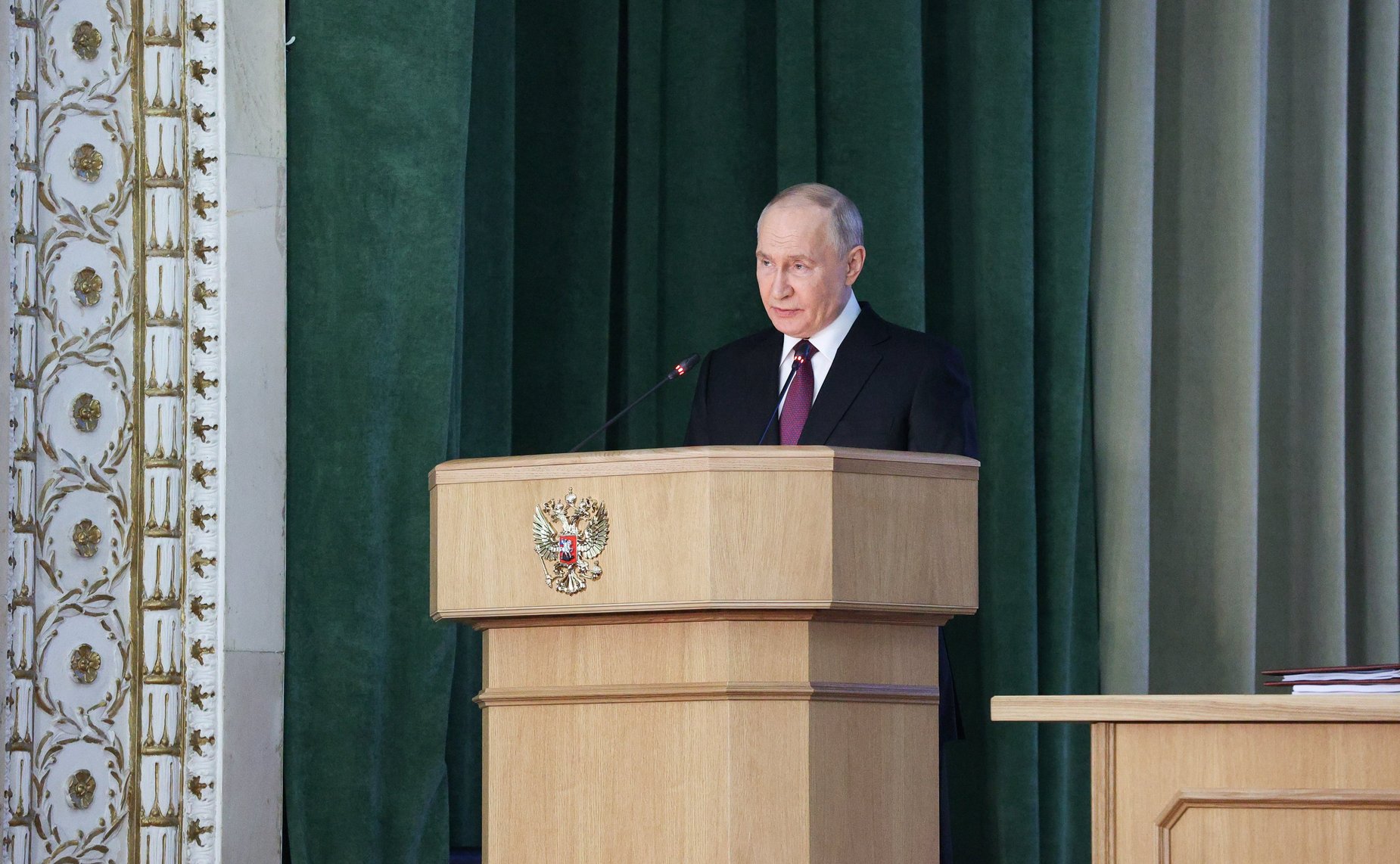 На расширенном заседании коллегии Генеральной прокуратуры Российской Федерации выступил Президент России Владимир. Путин