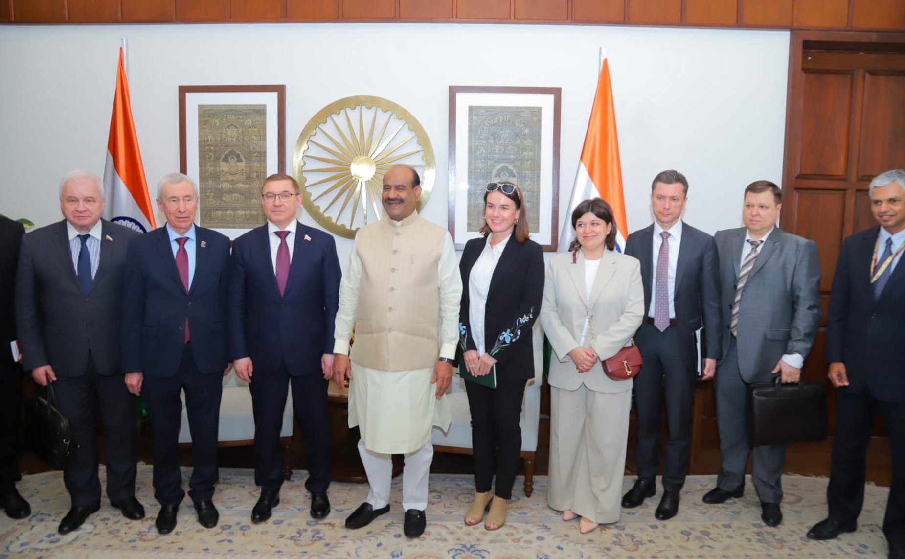 Первый заместитель Председателя Совета Федерации Владимир Якушев в рамках рабочего визита в Республику Индия провел ряд двусторонних встреч