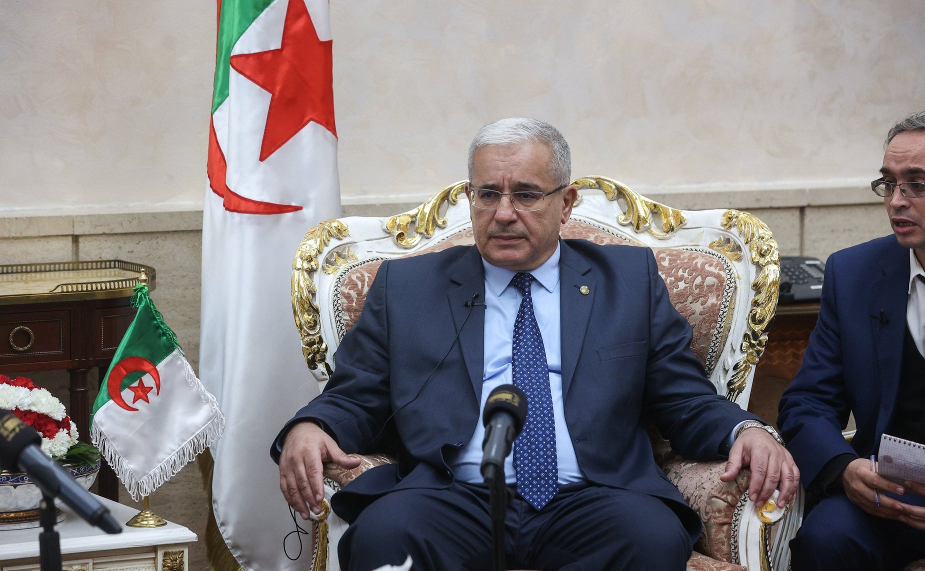 Встреча Председателя Совета Федерации Валентины Матвиенко с Председателем Национального Народного Собрания Алжирской Народной Демократической Республики Брахимом Бугали