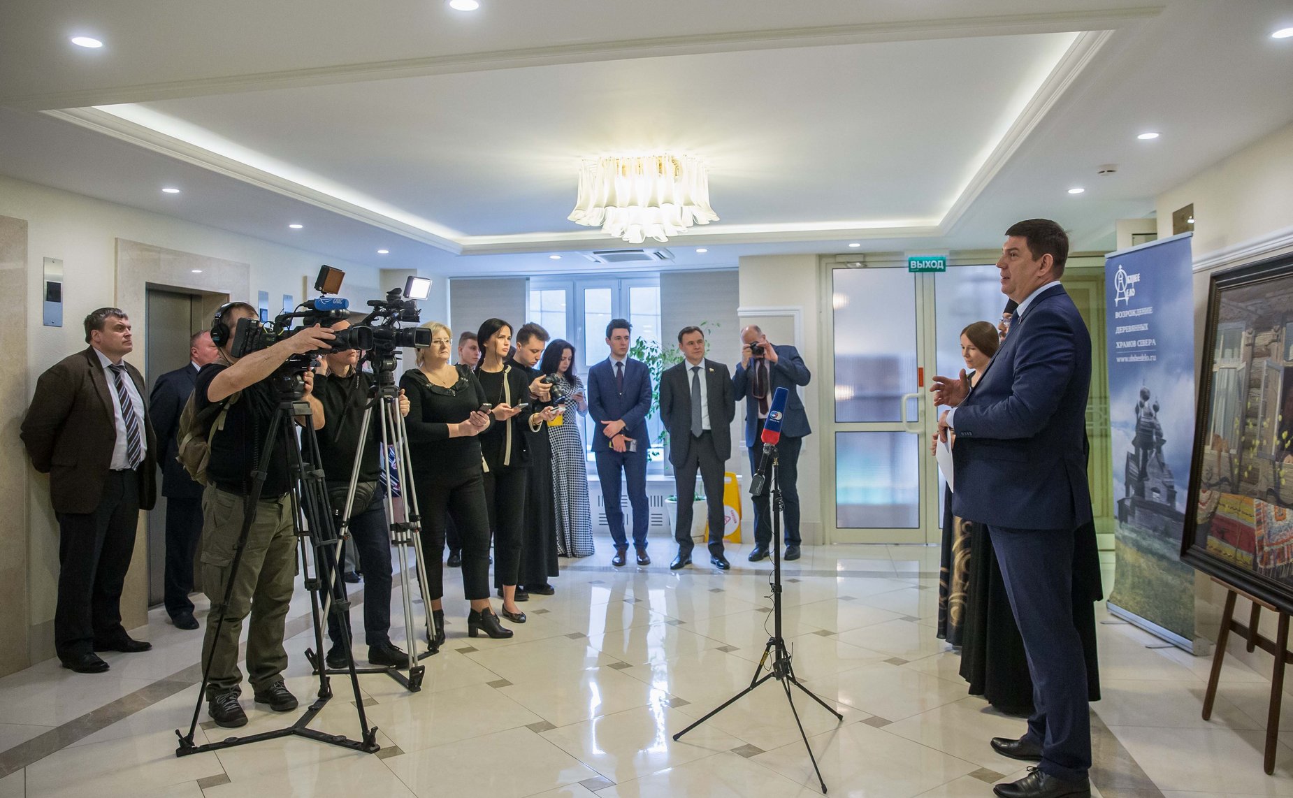 Открытие в Совете Федерации выставки «Русский Север»