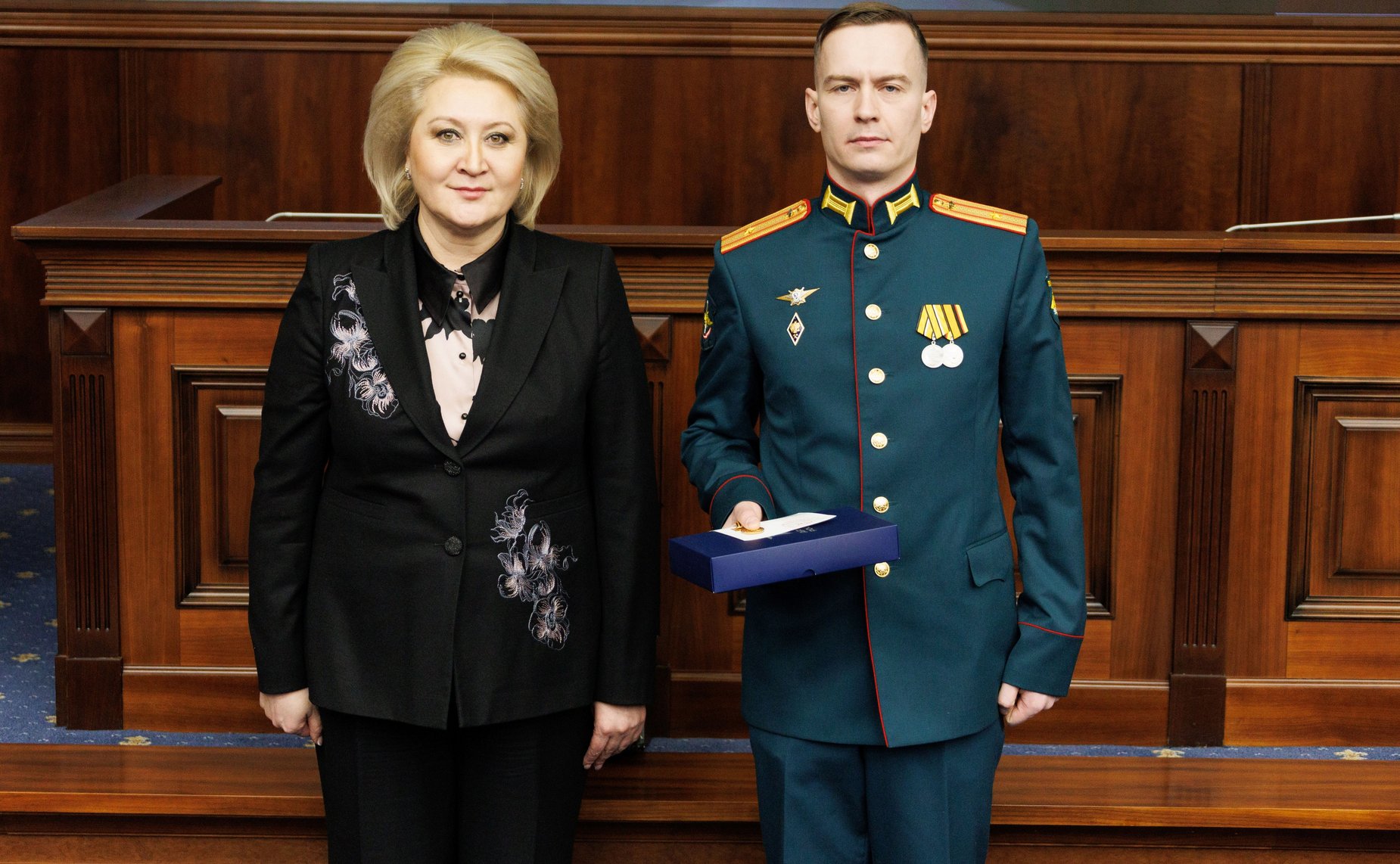 Лилия Гумерова приняла участие в торжественной церемонии награждения победителей конкурсов «Лучший молодой ученый Министерства обороны РФ» и на лучшие научные работы в Вооруженных Силах РФ за 2025 год