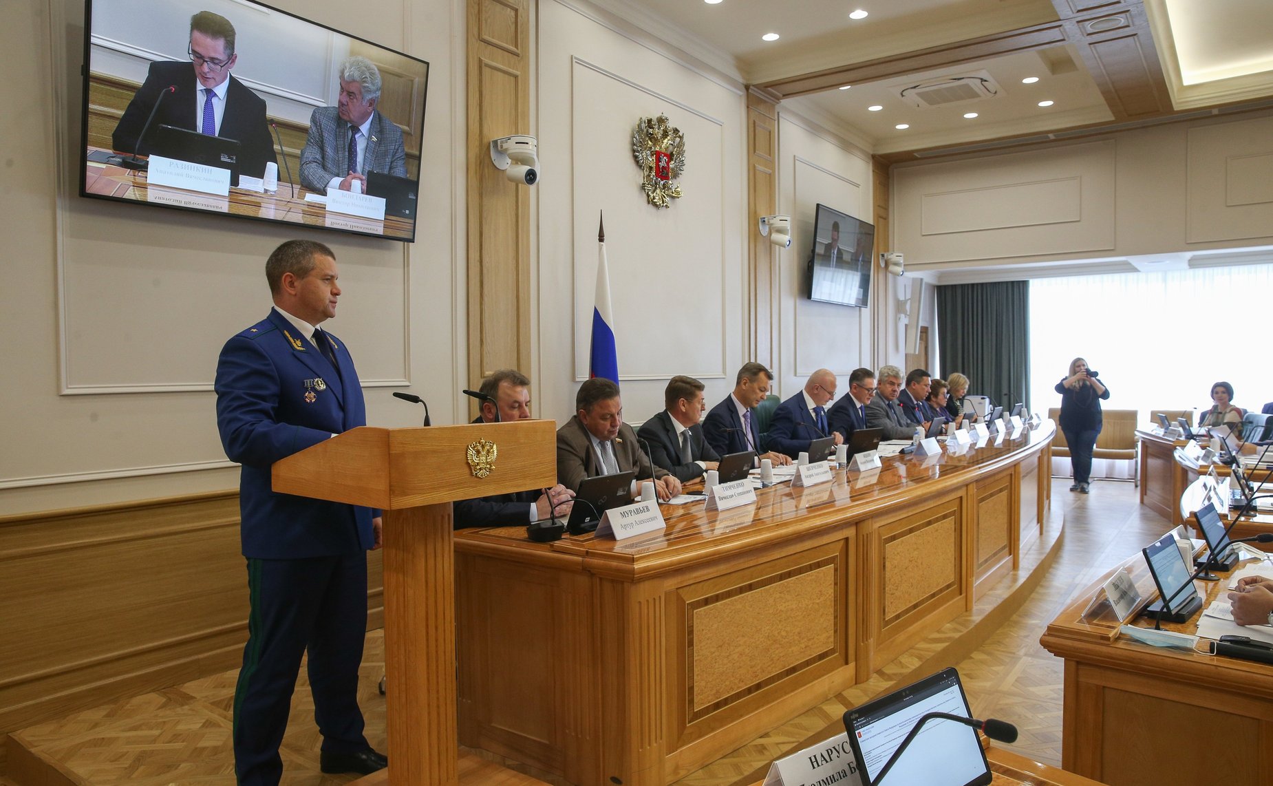 Совместное заседание Комитета СФ по конституционному законодательству и государственному строительству с Комитетом СФ по обороне и безопасности, Комитетом СФ по федеративному устройству, региональной политике, местному самоуправлению и делам Севера