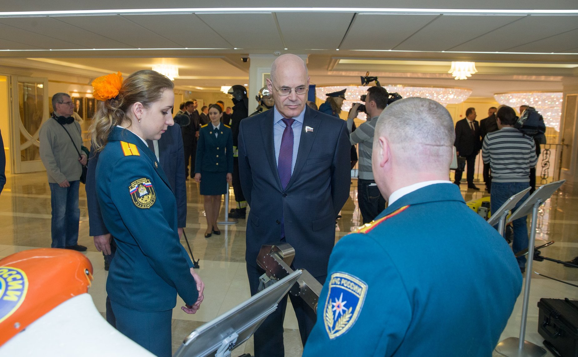 Выставка МЧС России в Совете Федерации