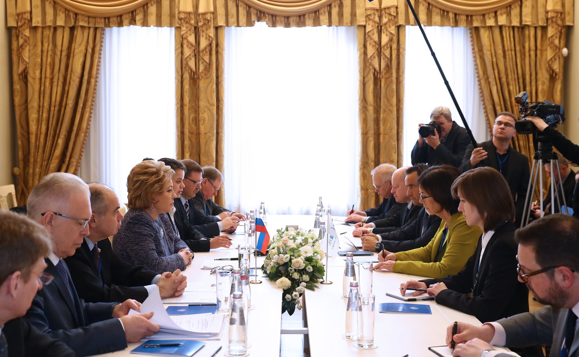 Валентина Матвиенко провела встречу с Председателем Парламентской Ассамблеи ОБСЕ (ПА ОБСЕ) Кристин Муттонен