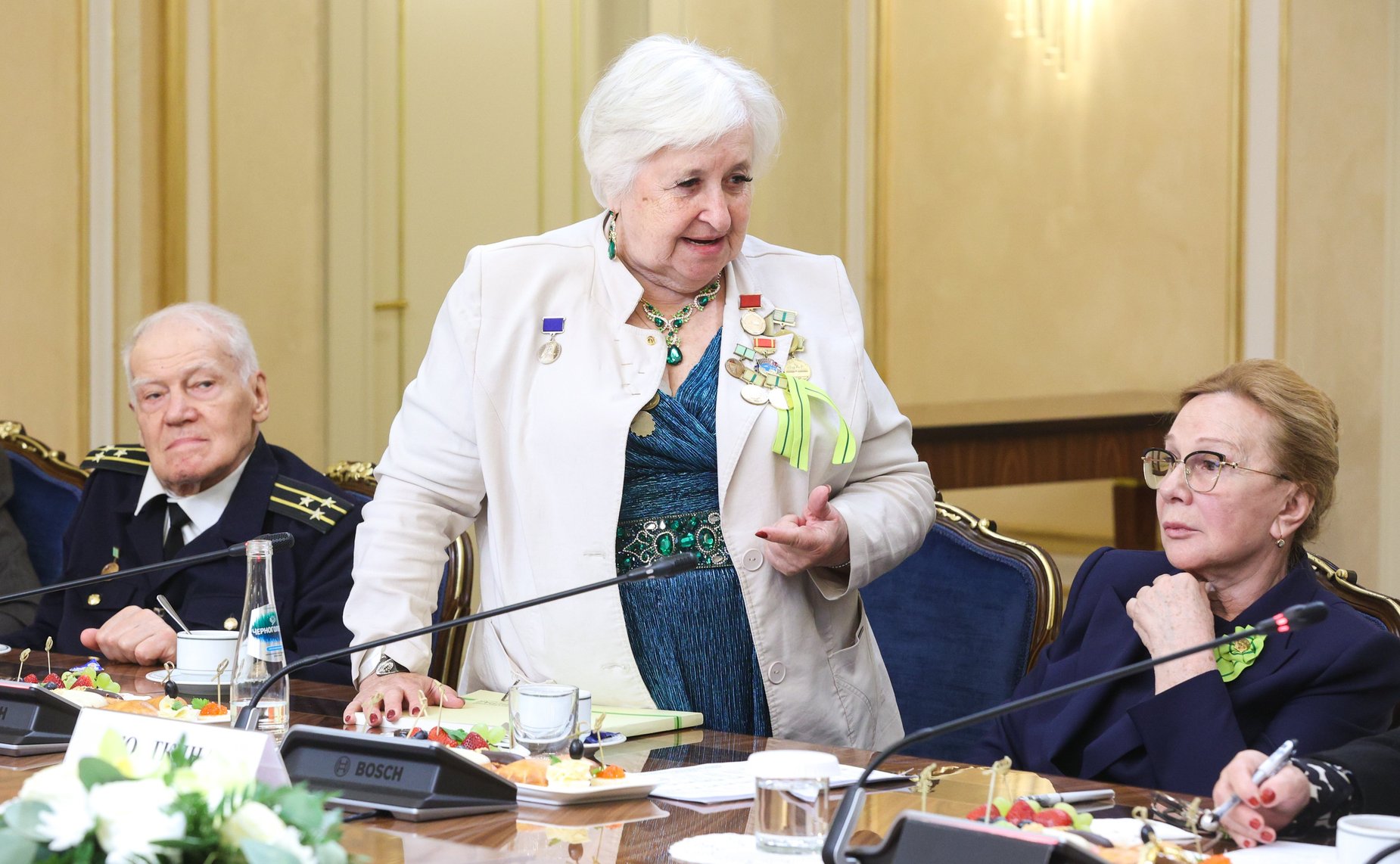 Встреча Председателя Совета Федерации Валентины Матвиенко с делегацией общества «Жители блокадного Ленинграда» Санкт-Петербурга