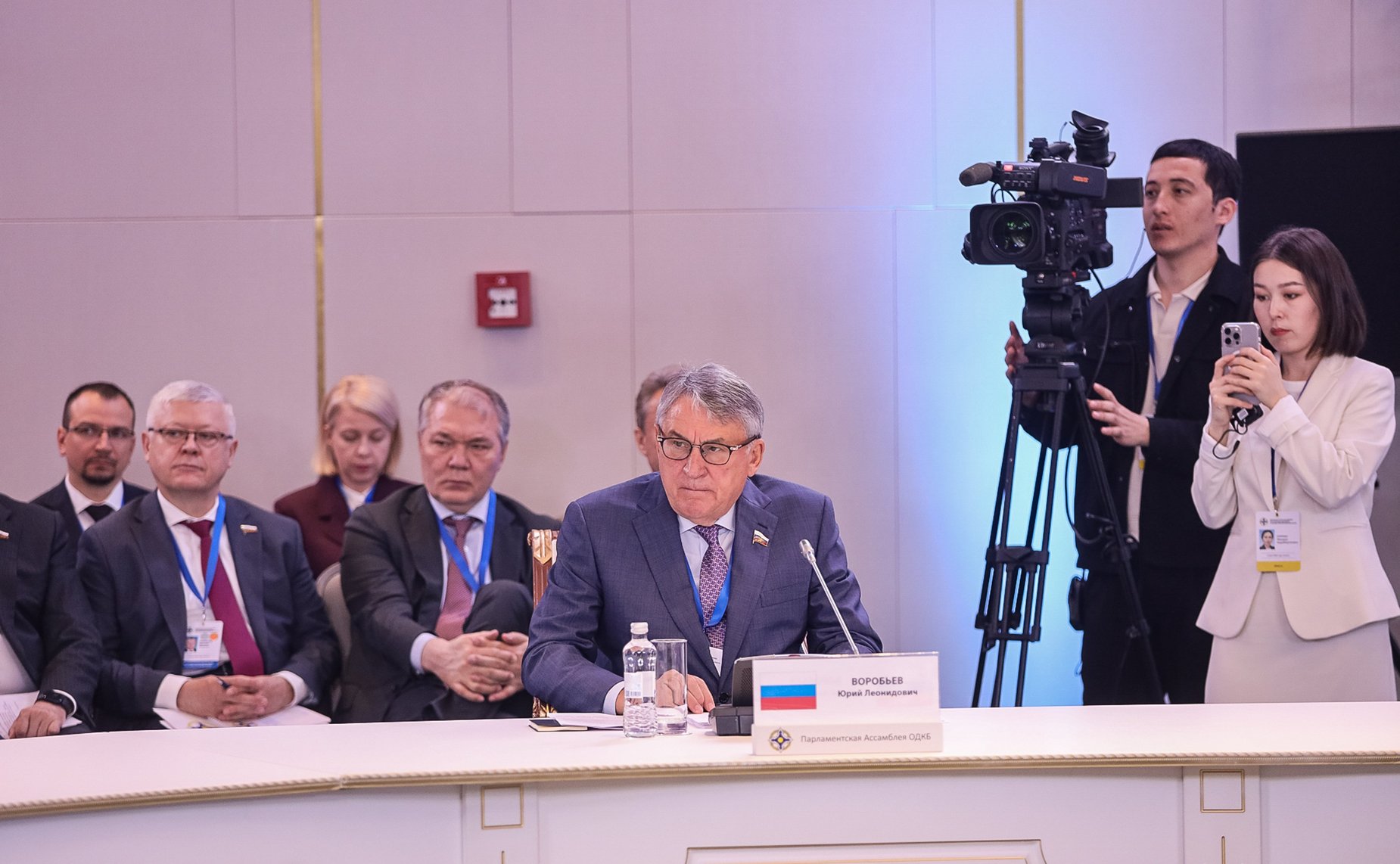 Выездное заседание Совета Парламентской Ассамблеи Организации Договора о коллективной безопасности (ПА ОДКБ) в Алма-Ате