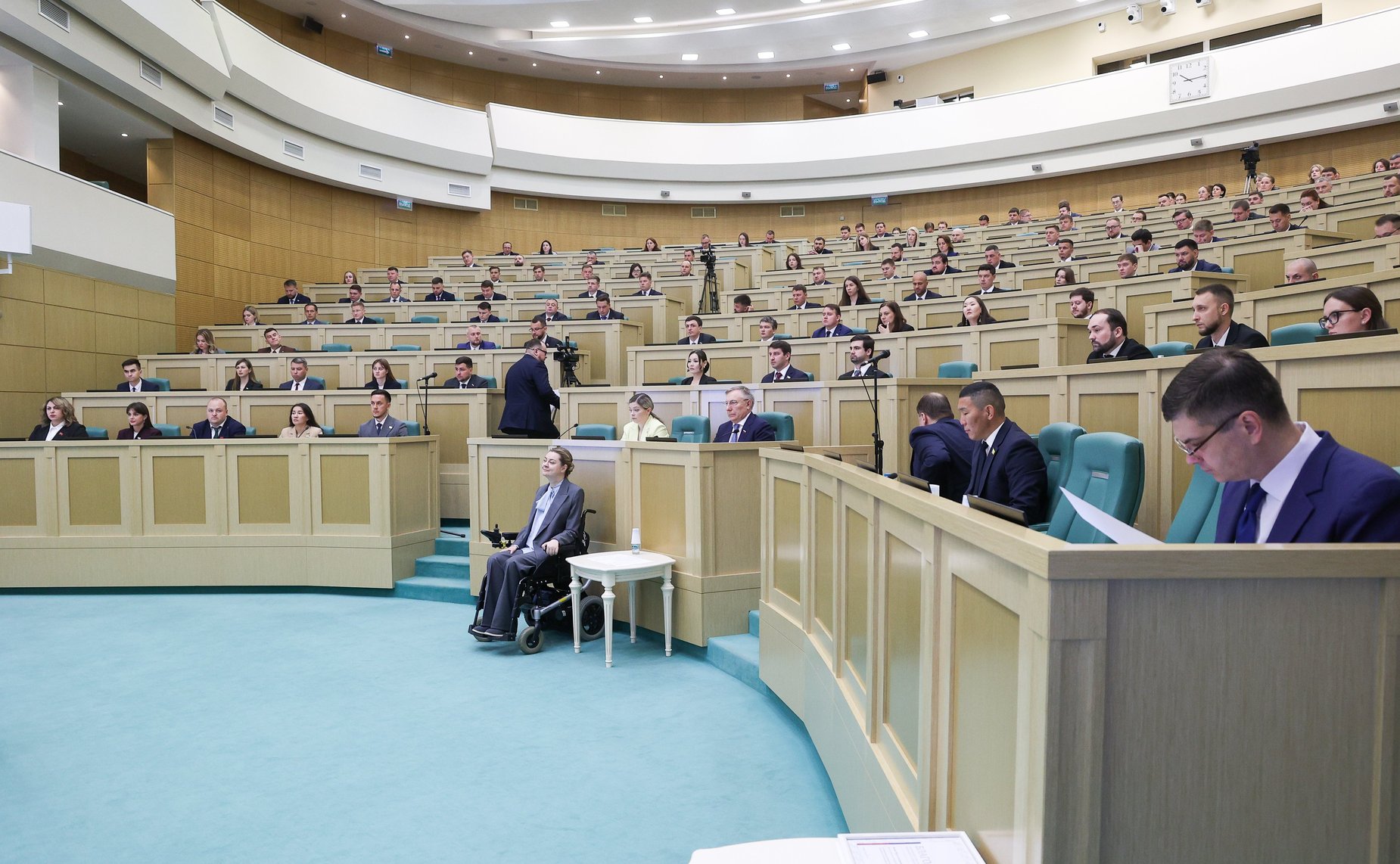 Заседание Палаты молодых законодателей при Совете Федерации