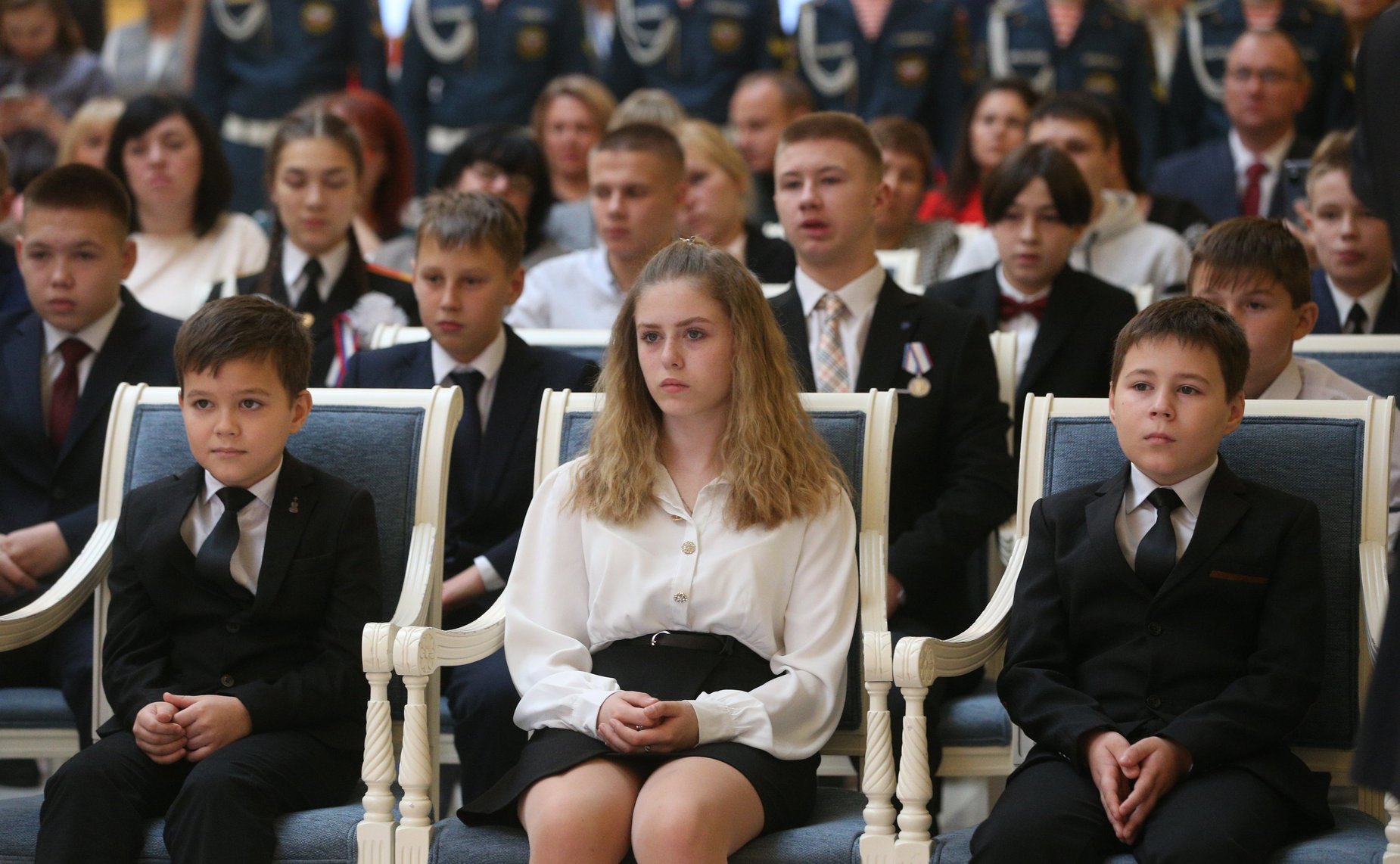 Торжественная церемония награждения участников Всероссийского гражданско-патриотического проекта «Дети герои»