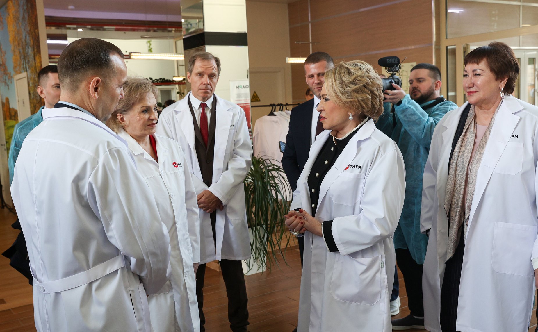 Председатель СФ Валентина Матвиенко посетила фармацевтическое предприятие «Велфарм»