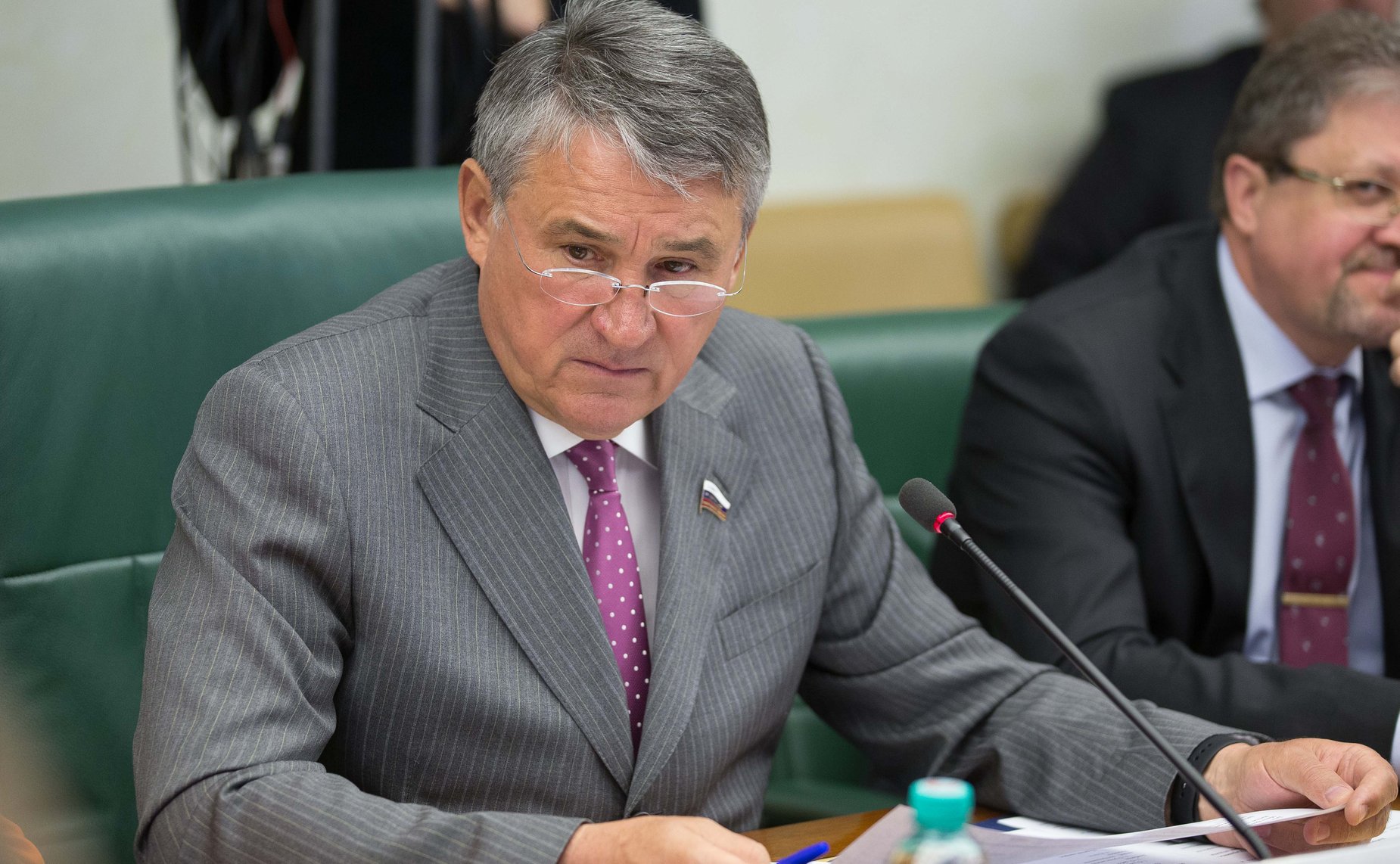 Заседание Комитета общественной поддержки жителей Юго-Востока Украины. Воробьев