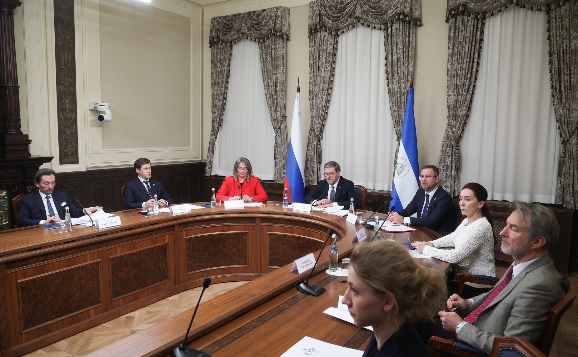 Совместное заседание групп по сотрудничеству Совета Федерации и Национальной ассамблеи Республики Никарагуа по случаю 10-й годовщины установления Дня дружбы между Россией и Никарагуа