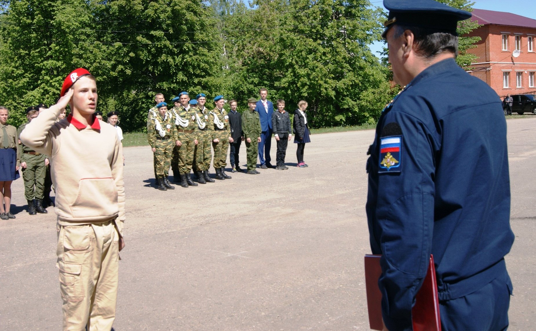 Открытие военно-спортивной игры «Зарница-Победа»