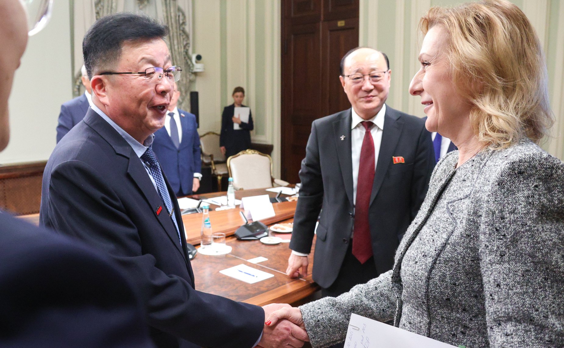 Инна Святенко провела встречу с руководителем группы содействия развитию корейско-российской дружбы в Верховном народном собрании Корейской Народно-Демократической Республики