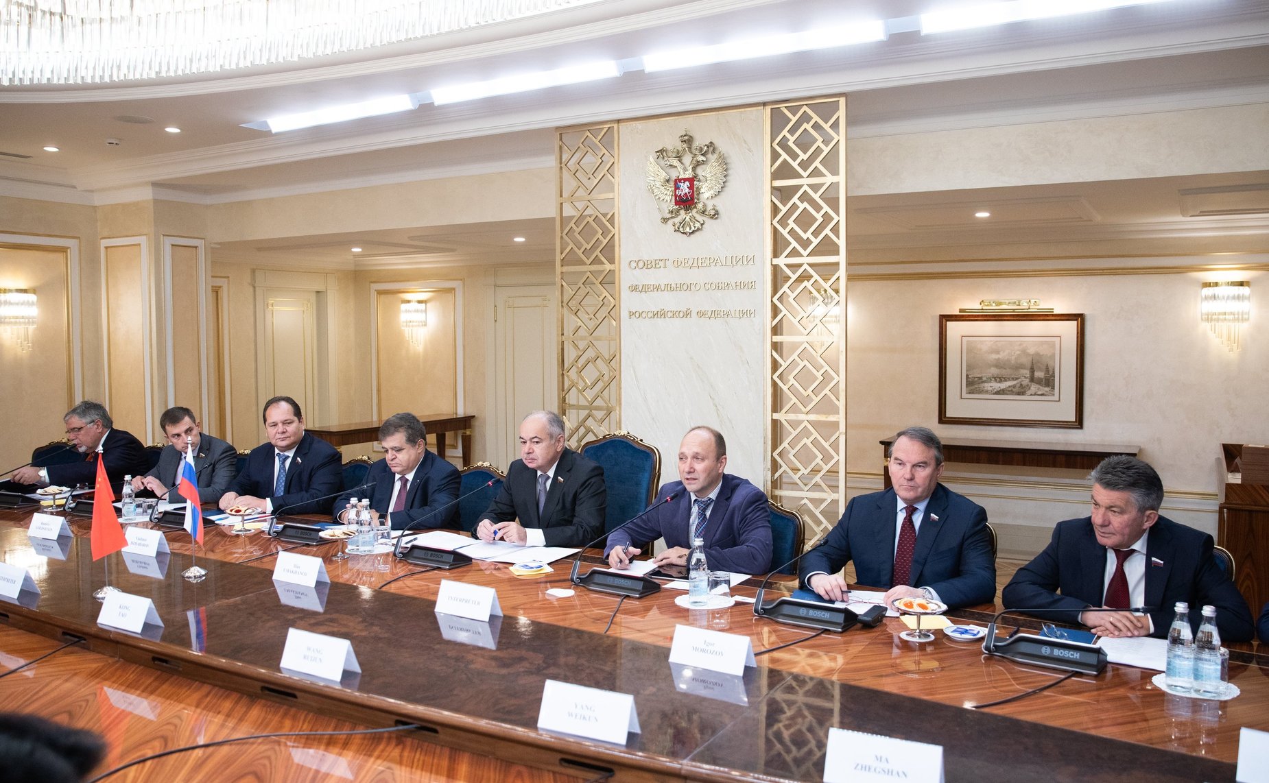 Встреча И. Умаханова с депутатом Всекитайского собрания народных представителей Китайской Народной Республики Кон Тао