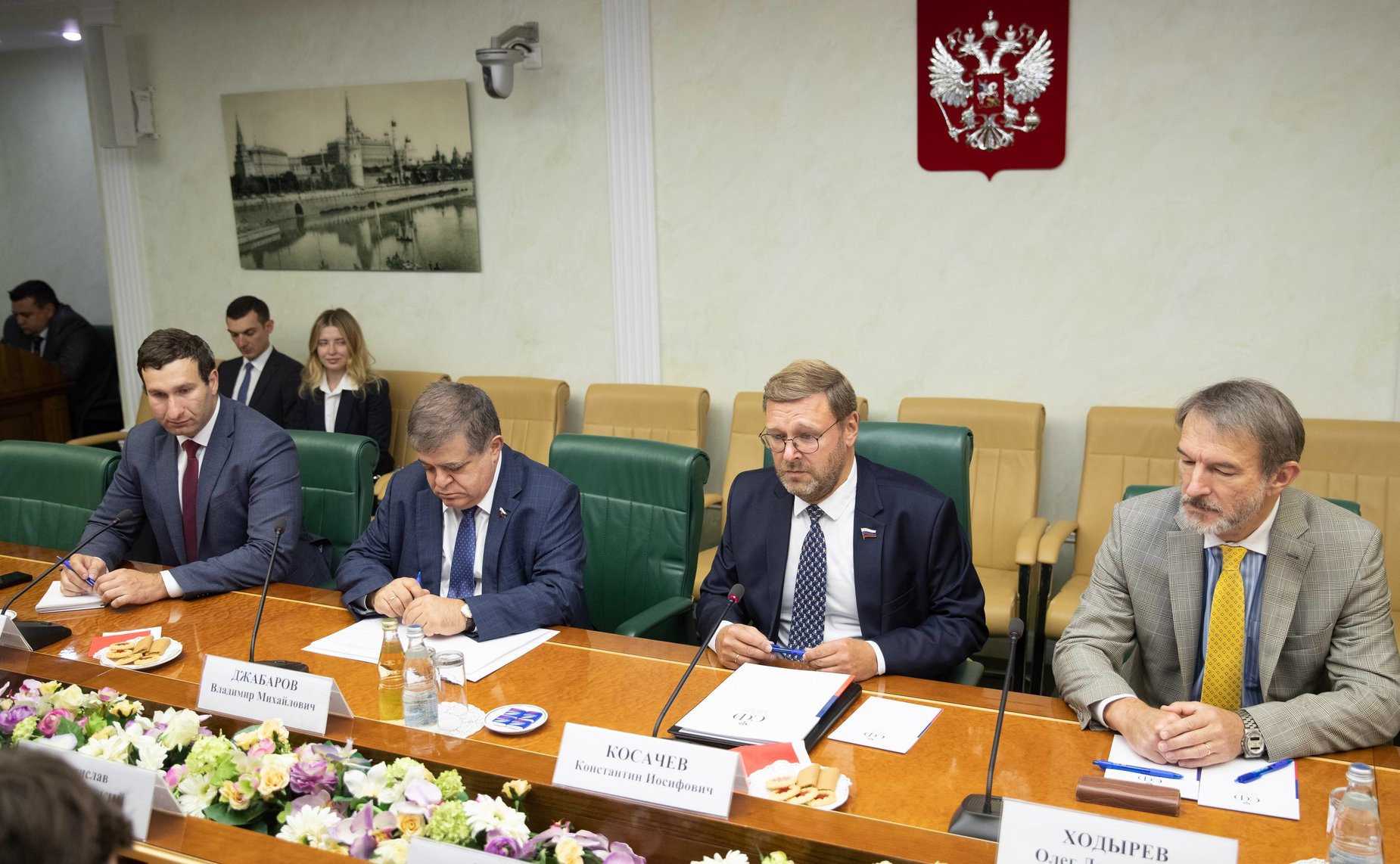 Встреча Константина Косачева с Министром иностранных дел Республики Молдова Н. Попеску