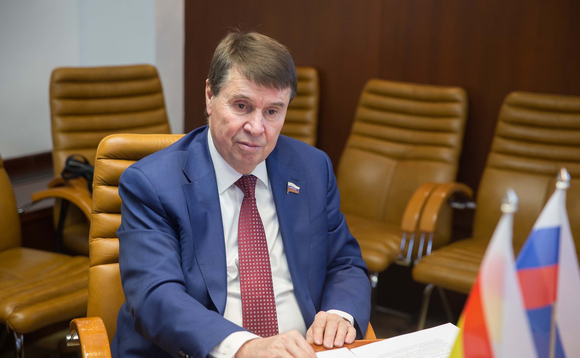 Заседание Комиссии по сотрудничеству Совета Федерации и Парламента Республики Южная Осетия
