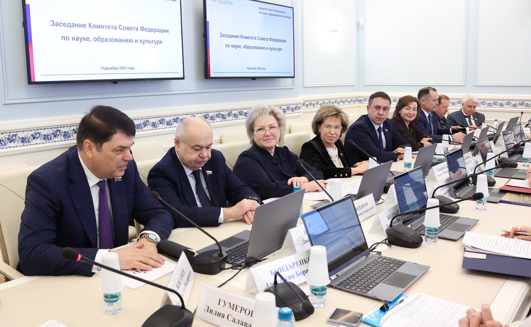 Заседание Комитета Совета Федерации по науке, образованию и культуре