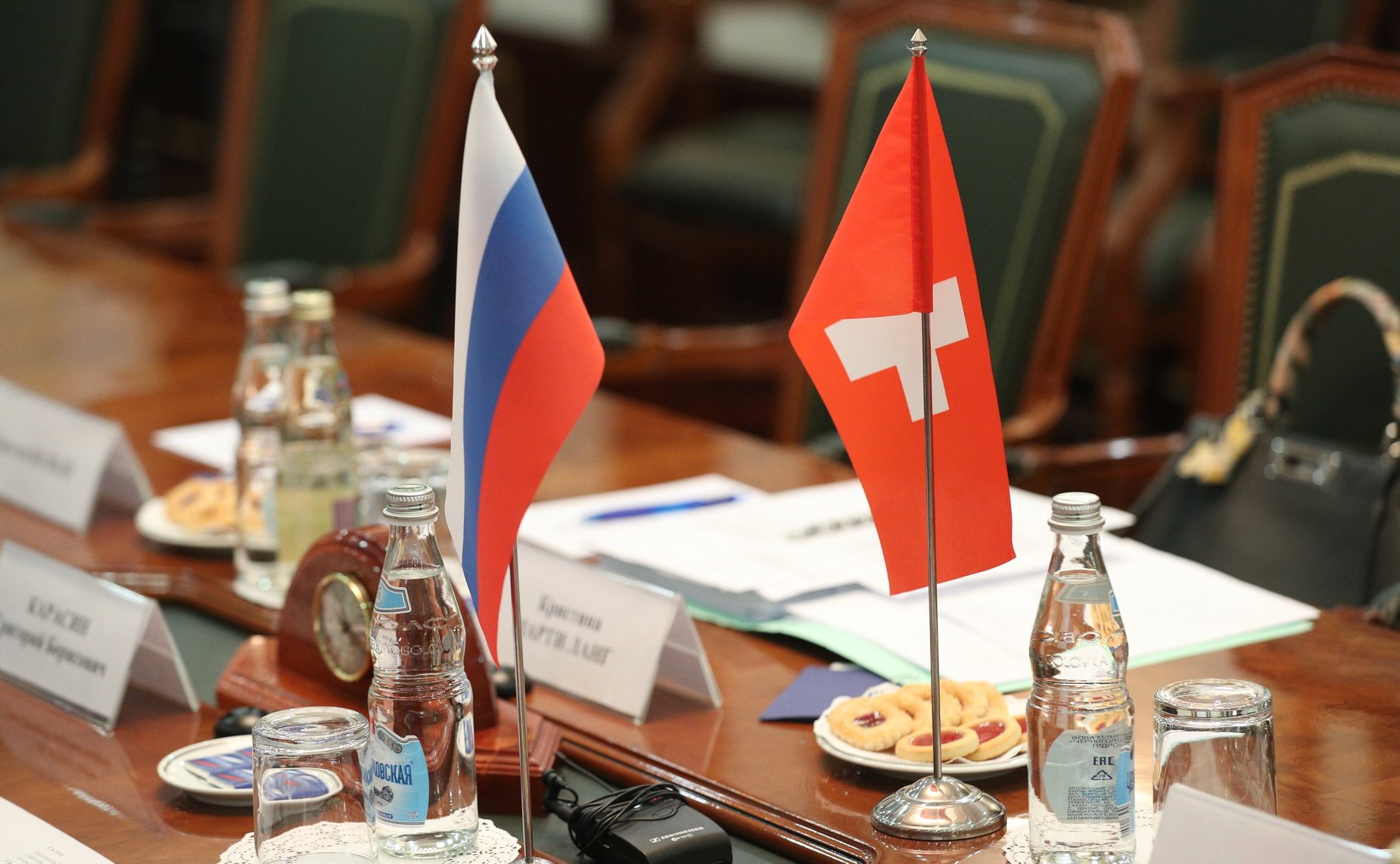 Григорий Карасин провел встречу с Чрезвычайным и Полномочным Послом Швейцарской Конфедерации в РФ Кристиной Марти Ланг