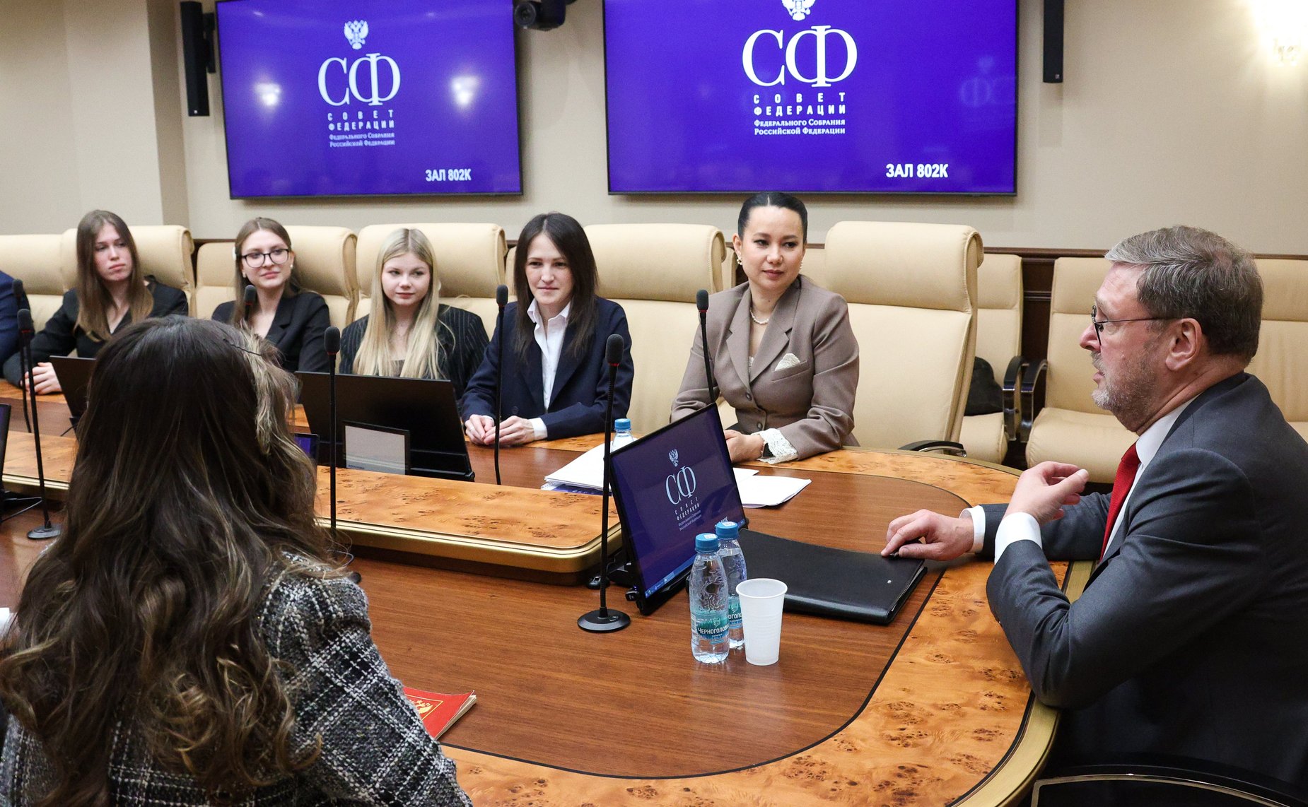 Встреча заместителя Председателя Совета Федерации Константина Косачева со студентами – уроженцами Республики Марий Эл, обучающимися в вузах Москвы