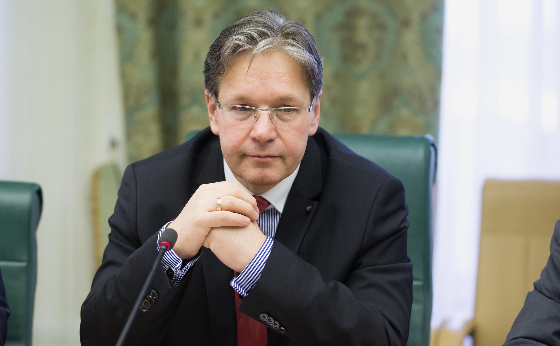 Встреча А. Кутепова с председателем Комитета Государственного собрания Венгрии по вопросам юстиции И. Вейкеем