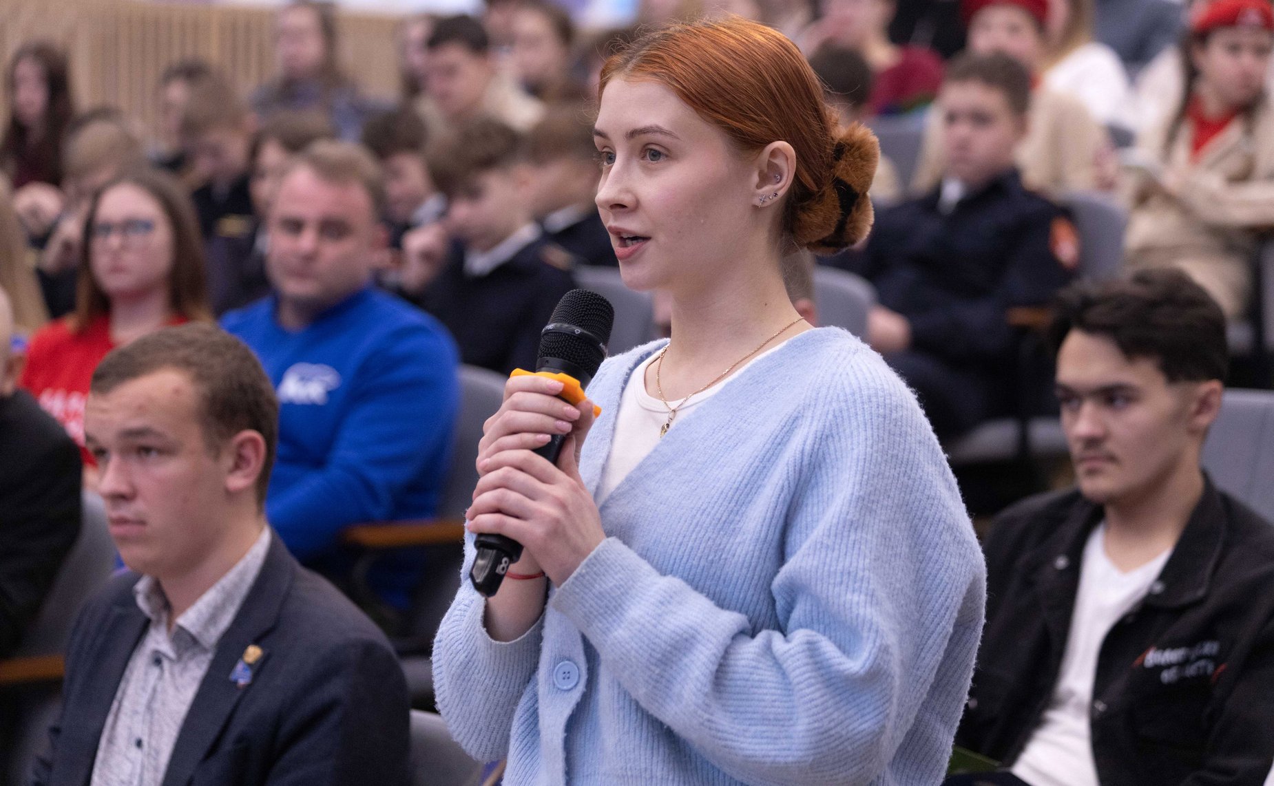 Встреча участников специальной военной операции с молодежью Вологодской области